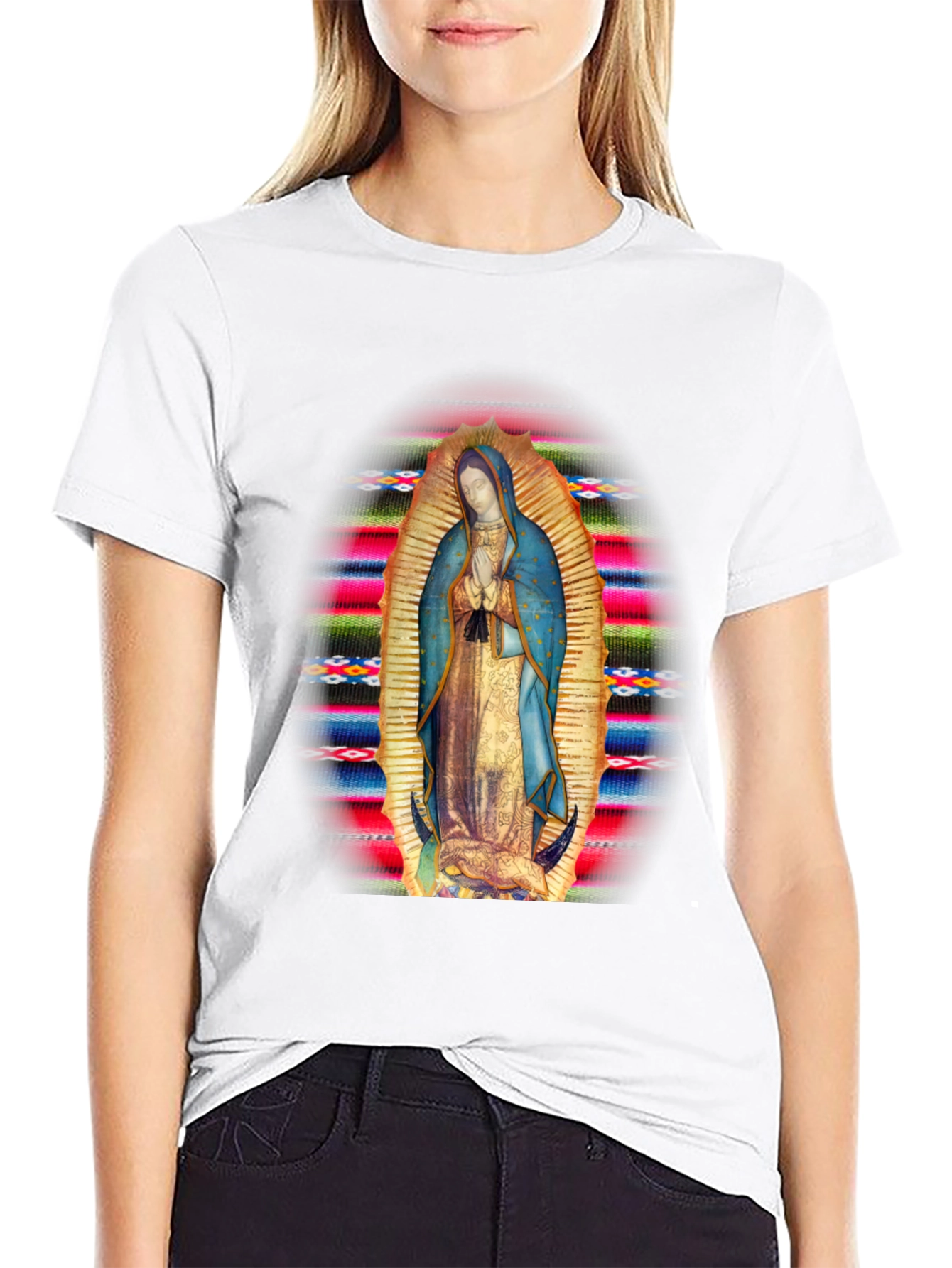 Our Lady of Guadalupe T-Shirt - Soft Cotton Blend