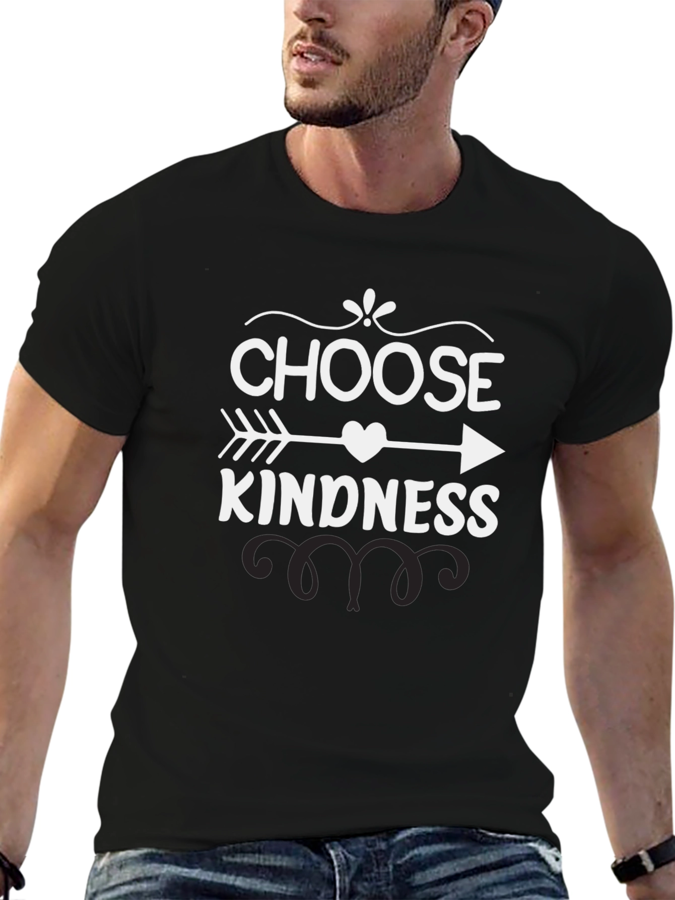 Choose Kindness T-Shirt - Arrow Heart Design