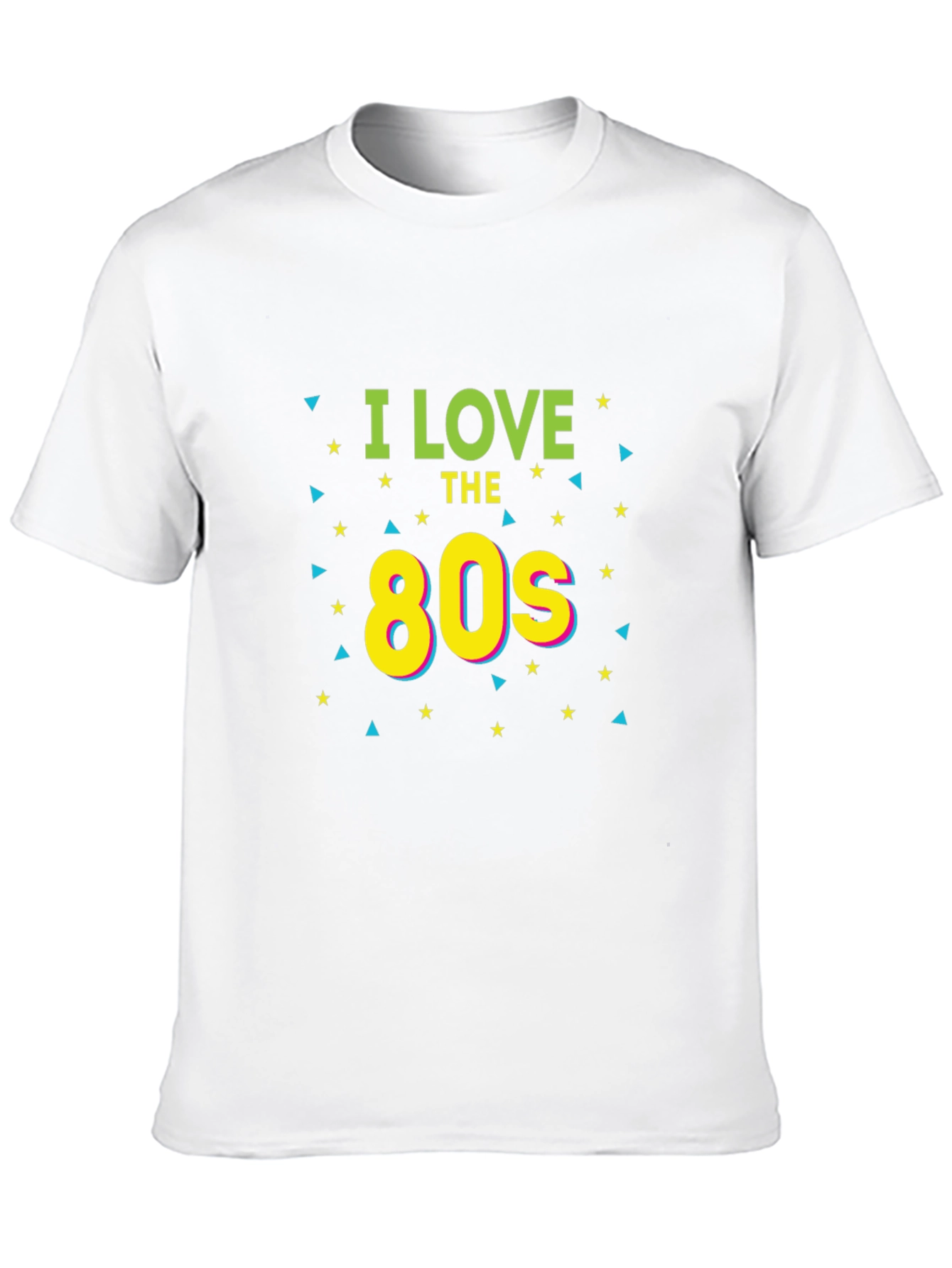 I Love The 80s Retro Black T-Shirt