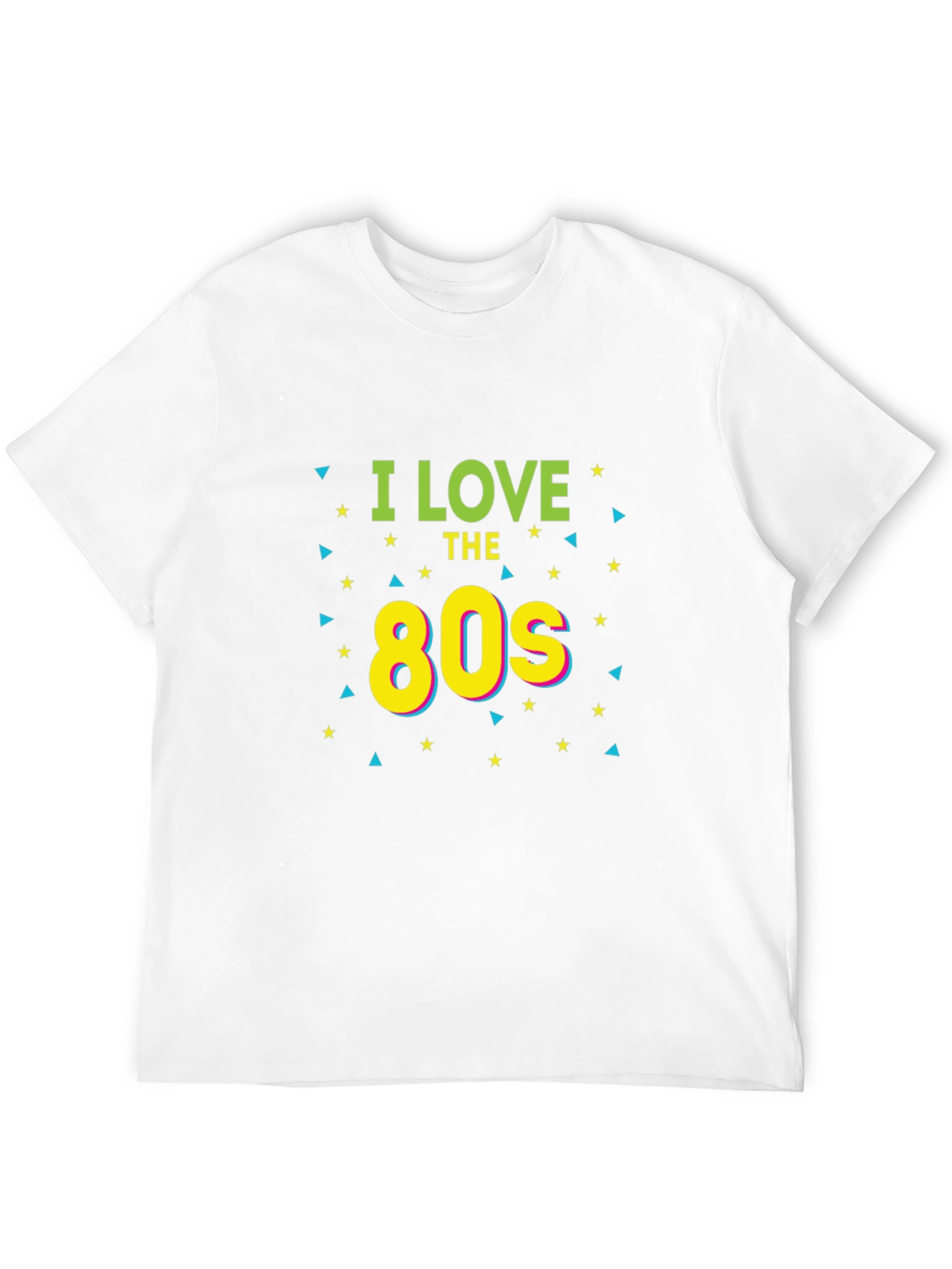 I Love The 80s Retro Black T-Shirt