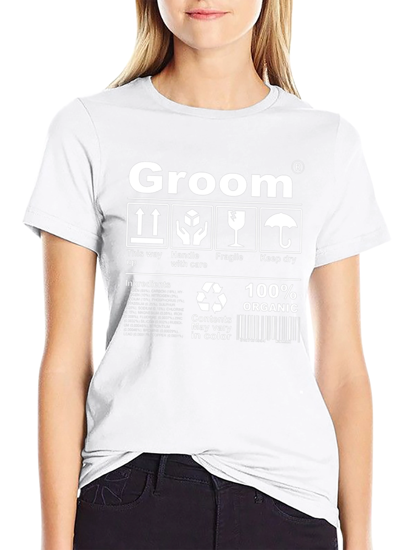 Groom T-Shirt - Funny Organic Husband Wedding