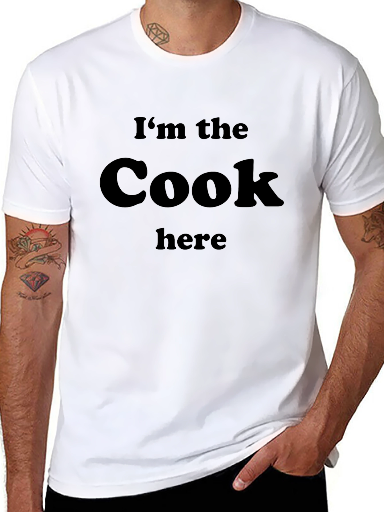 Im the Cook Here T-Shirt - Black Chef Tee