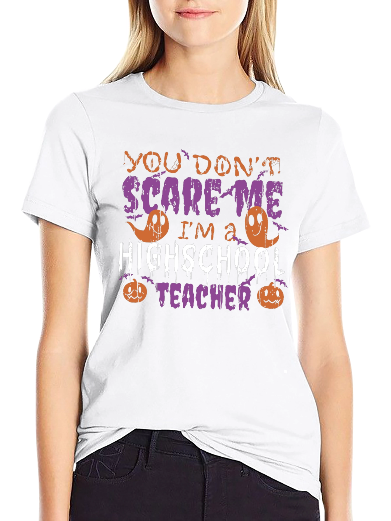 Funny Halloween High School Teacher T-Shirt