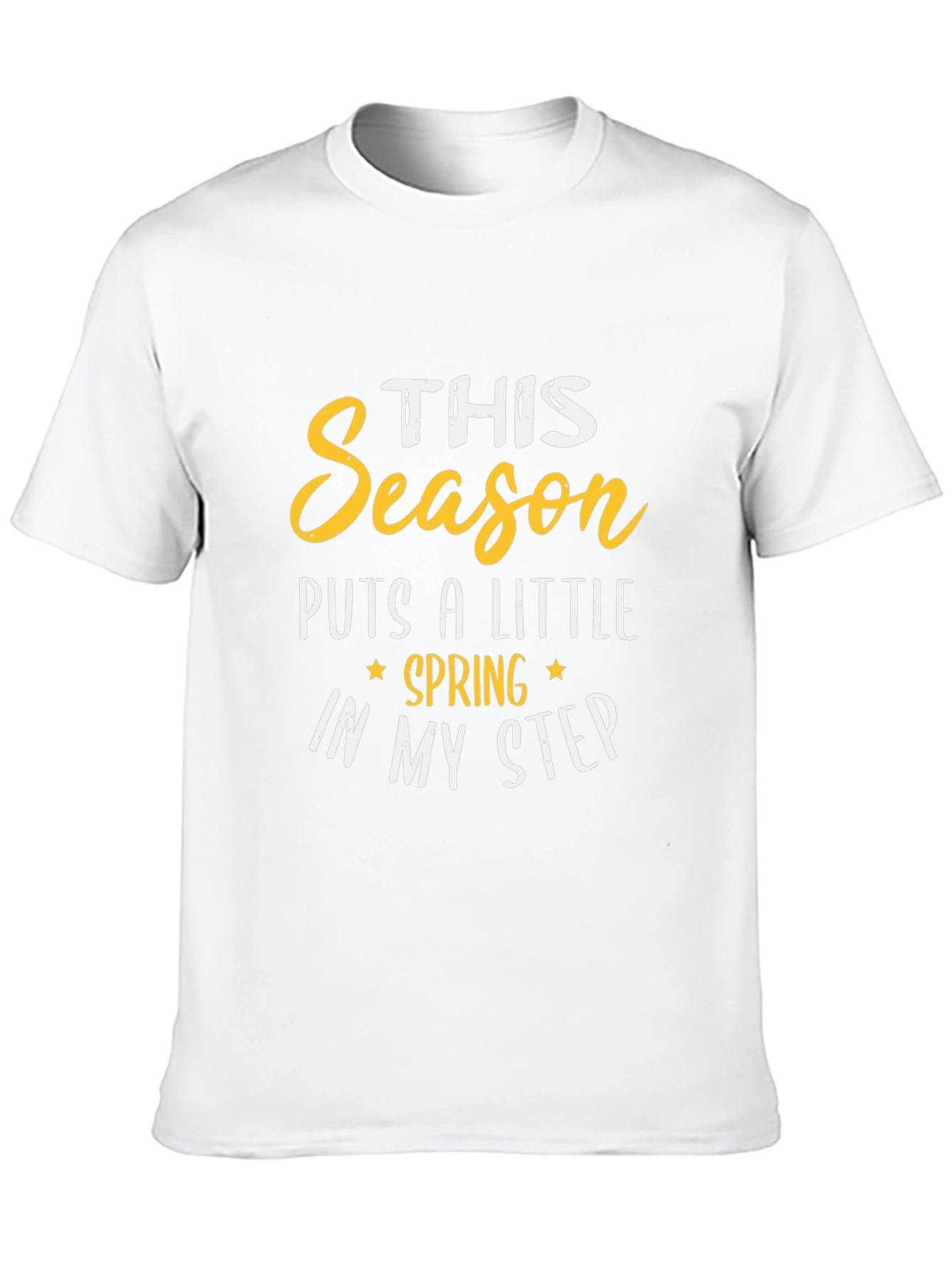 Spring in My Step Black Graphic Tee