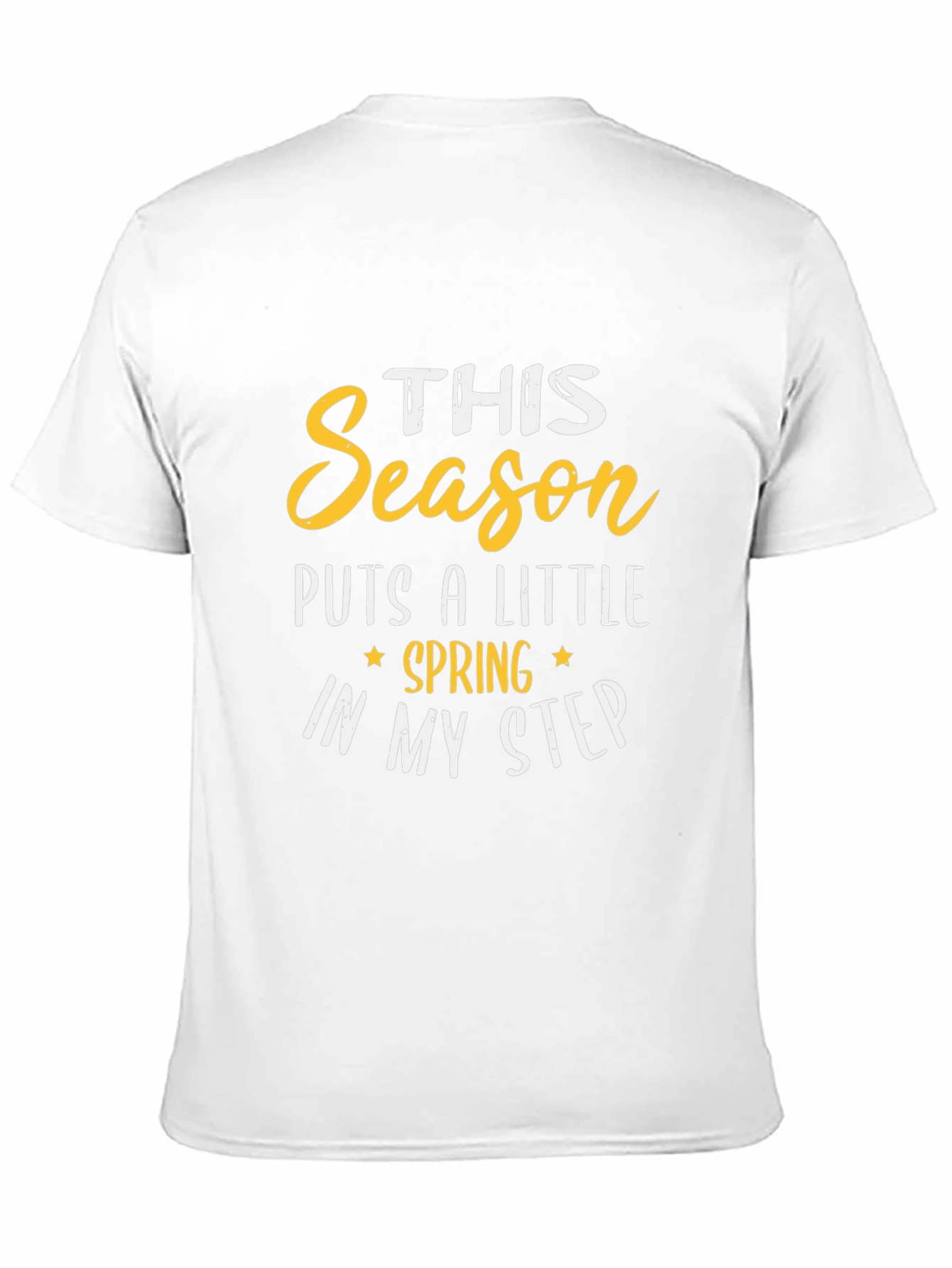 Spring in My Step Black Graphic Tee