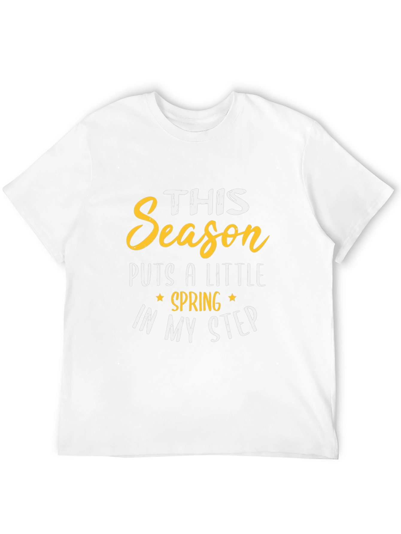 Spring in My Step Black Graphic Tee