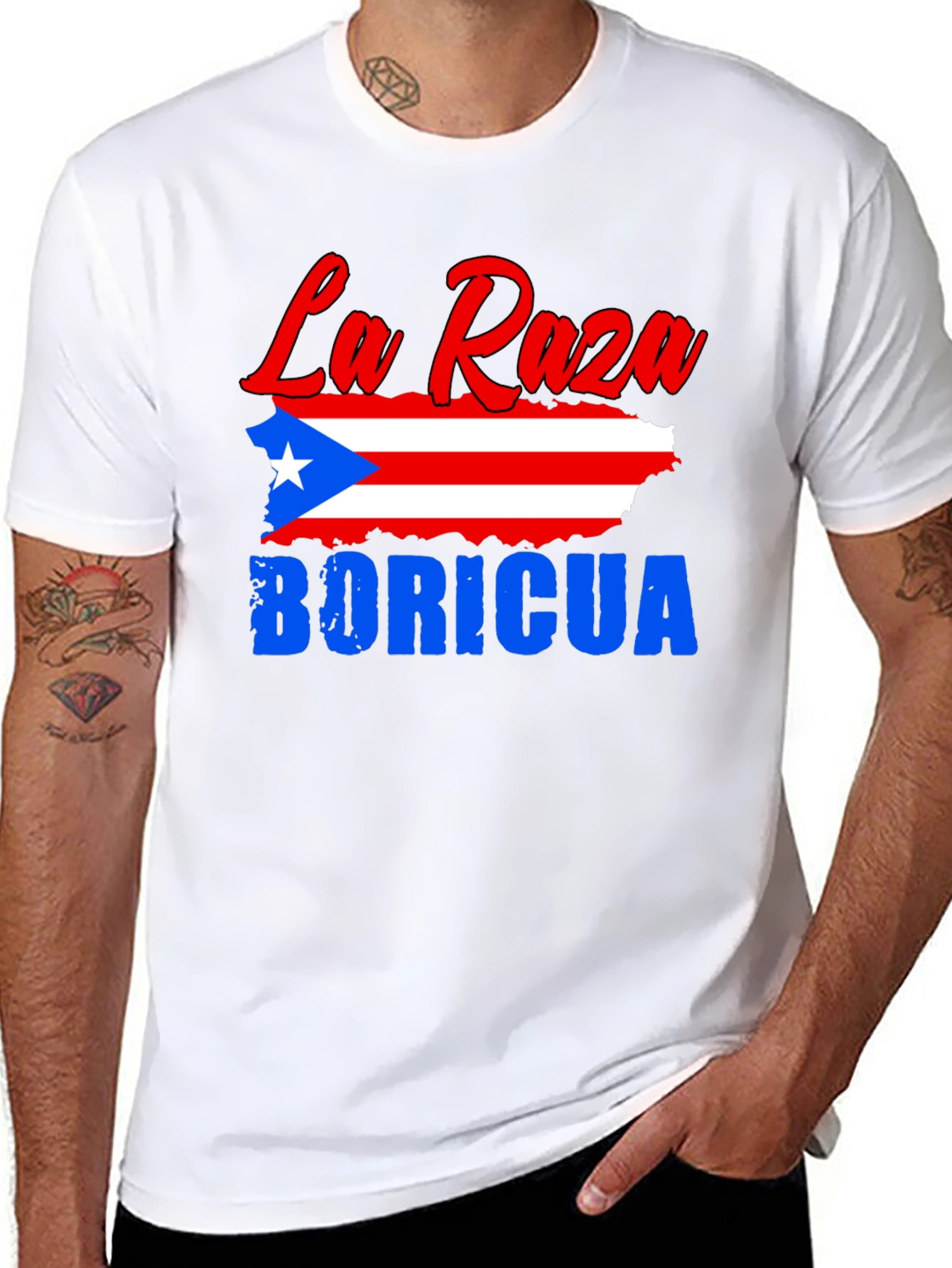 La Raza Boricua Puerto Rico Pride Graphic Tee