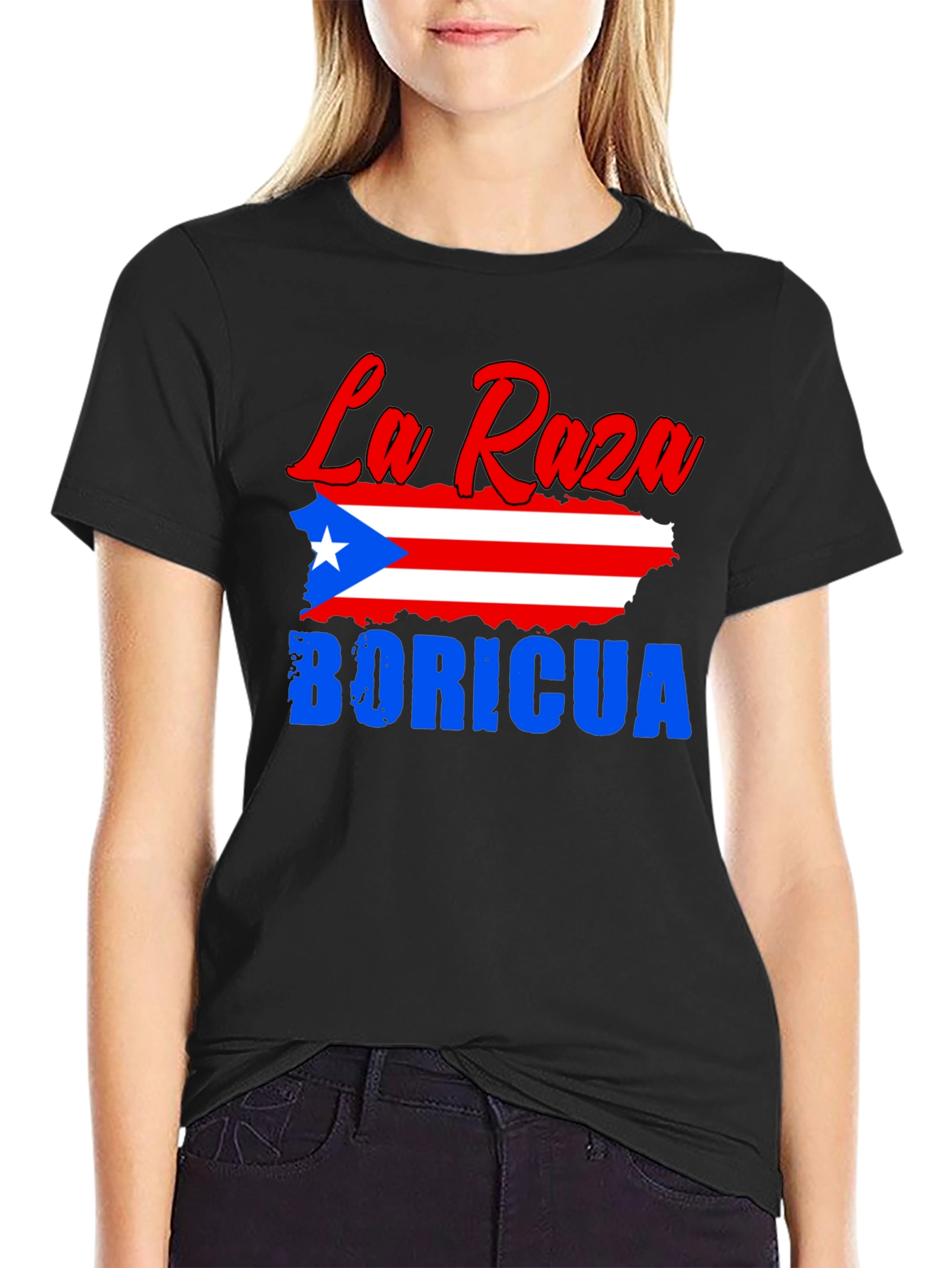 La Raza Boricua Puerto Rico Pride Graphic Tee