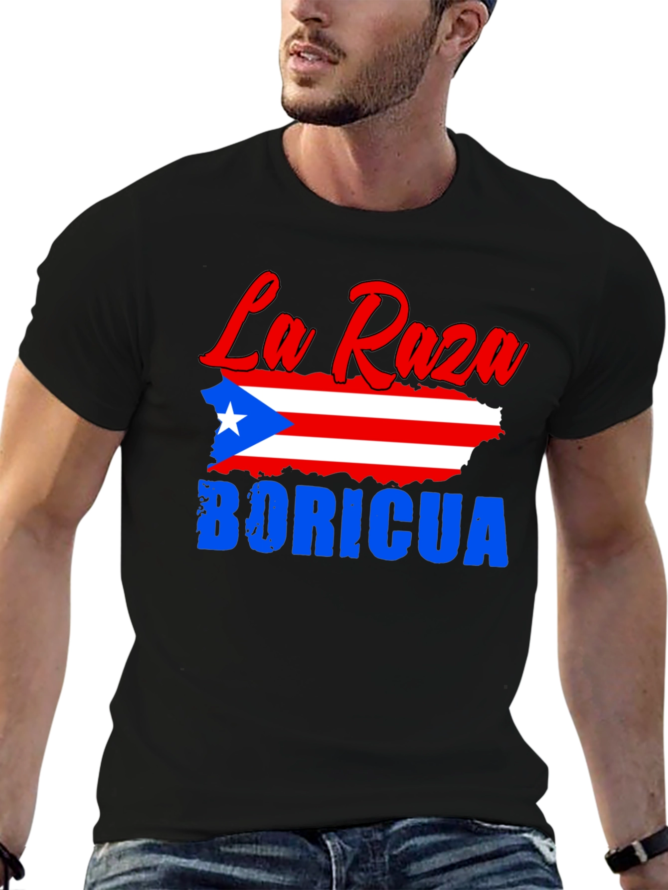 La Raza Boricua Puerto Rico Pride Graphic Tee