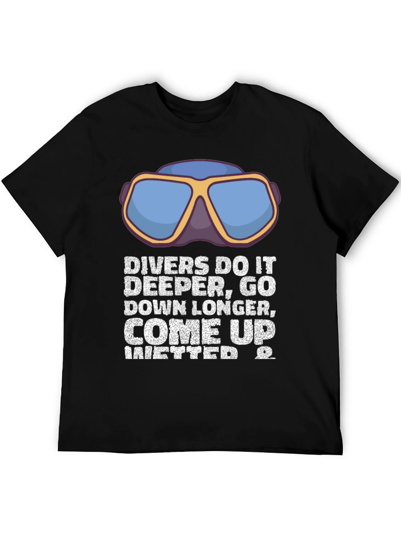 Divers Do It Deeper T-Shirt - Funny Diving Tee