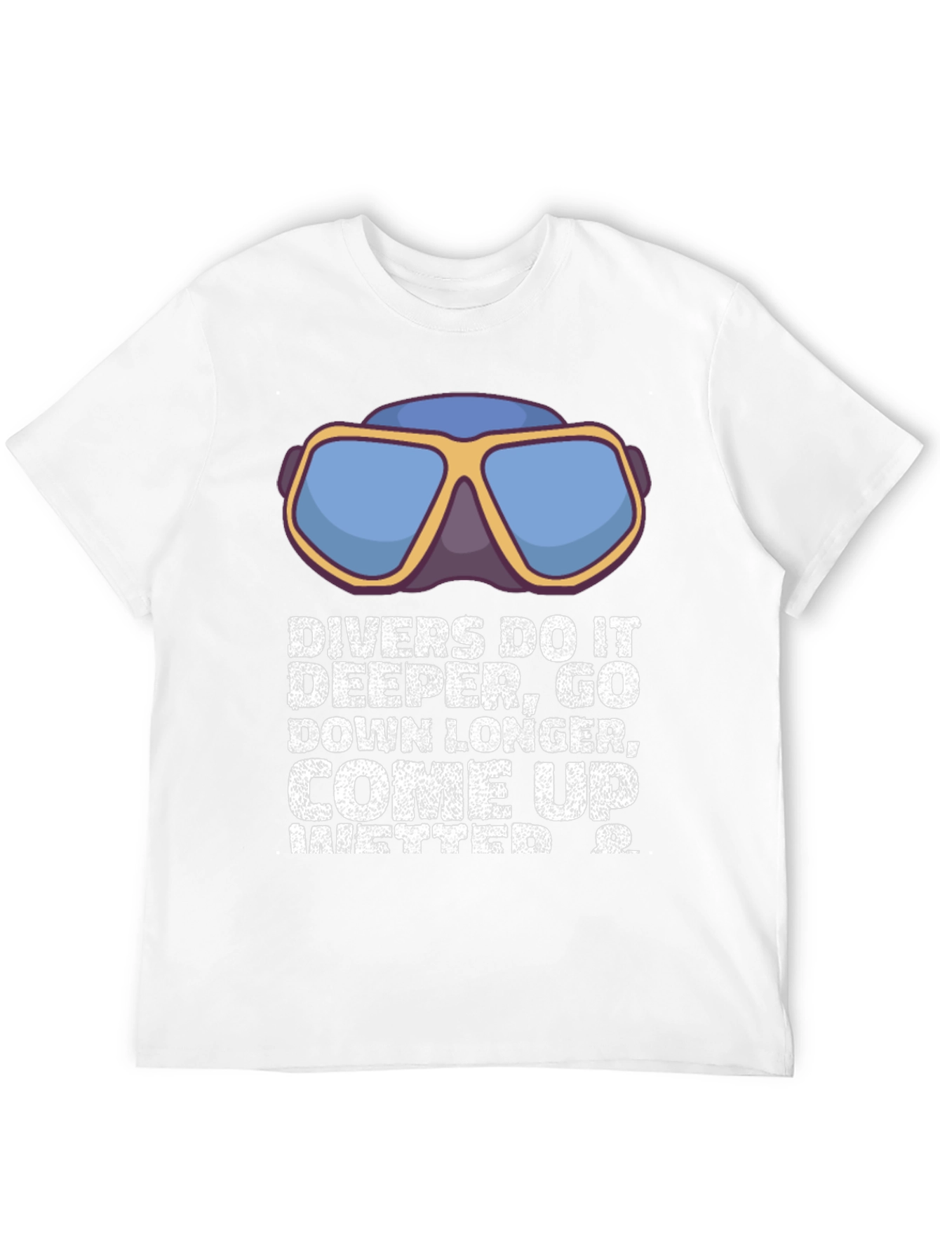 Divers Do It Deeper T-Shirt - Funny Diving Tee