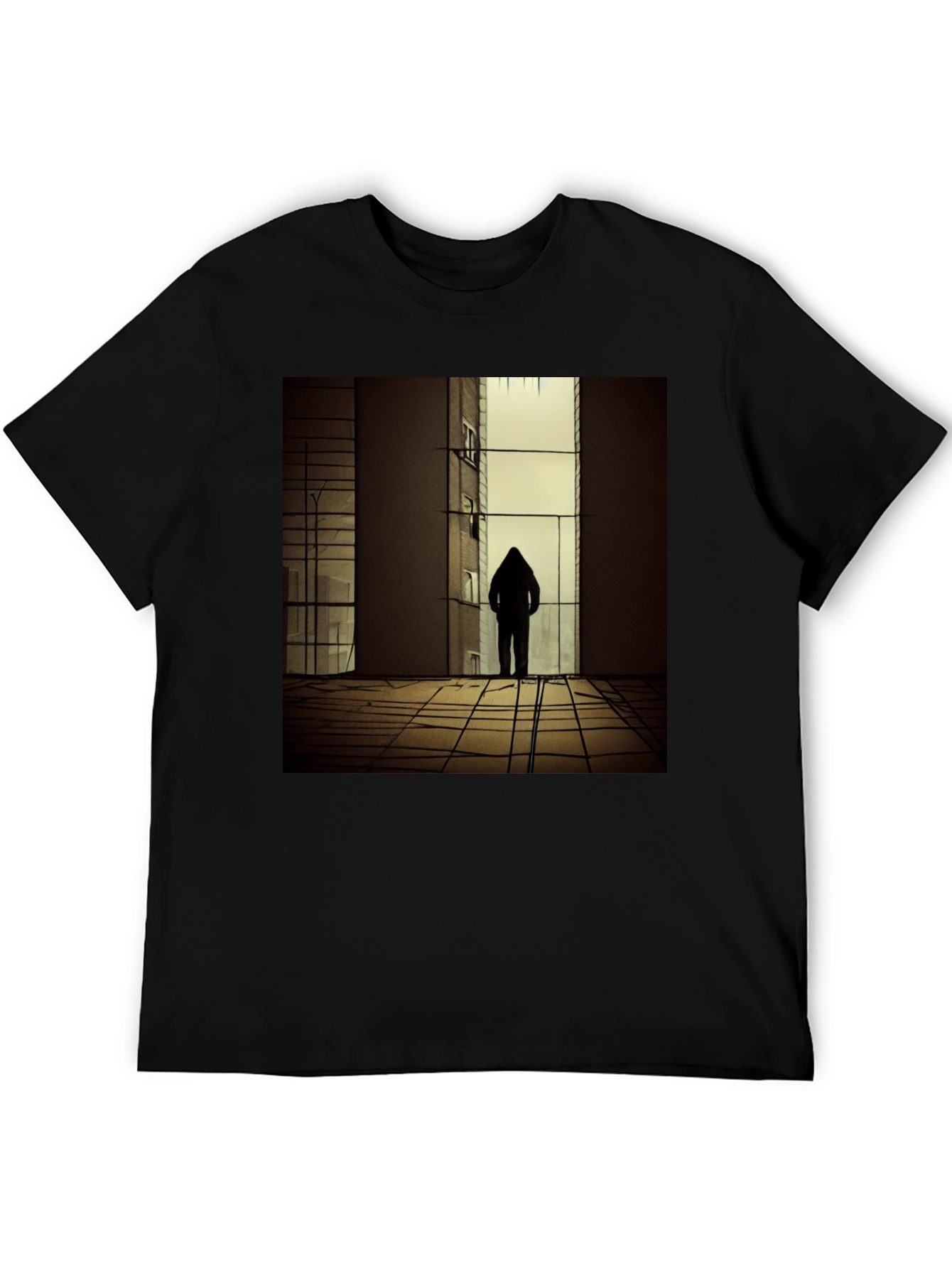 Urban Silhouette Black T-Shirt