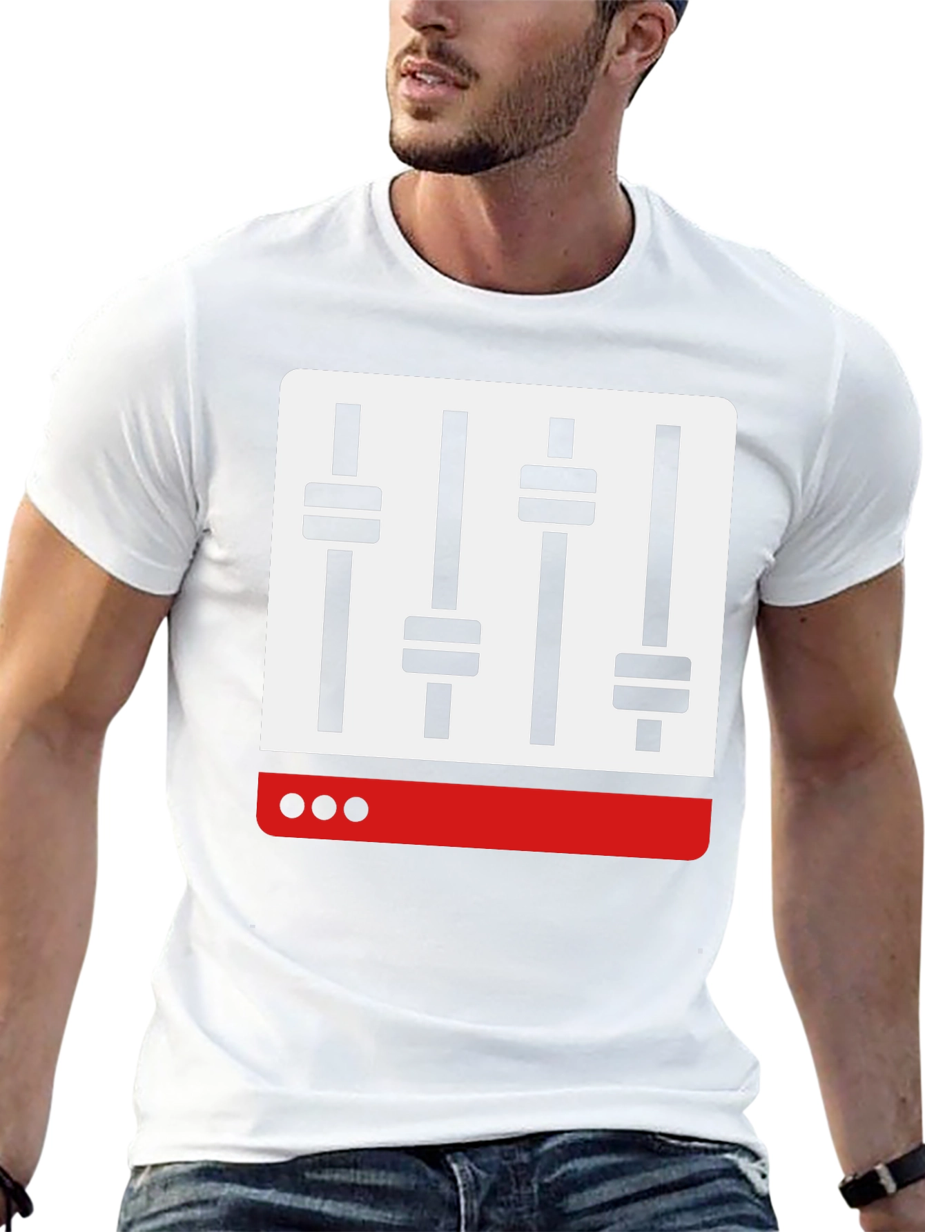 Audio Mixer Graphic T-Shirt - Music Lover Tee