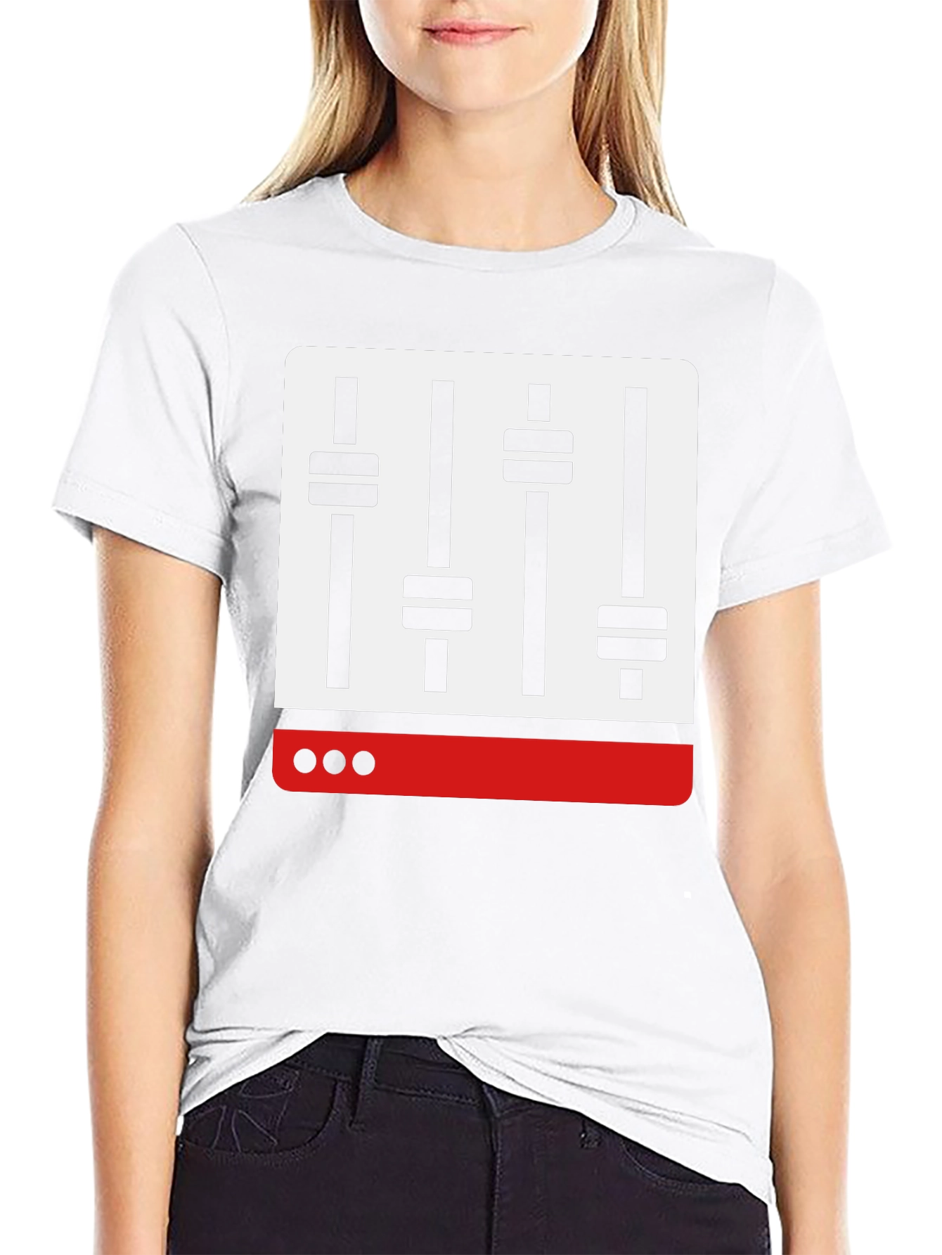 Audio Mixer Graphic T-Shirt - Music Lover Tee
