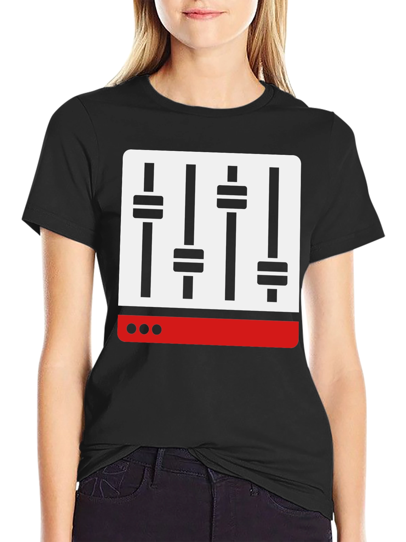 Audio Mixer Graphic T-Shirt - Music Lover Tee