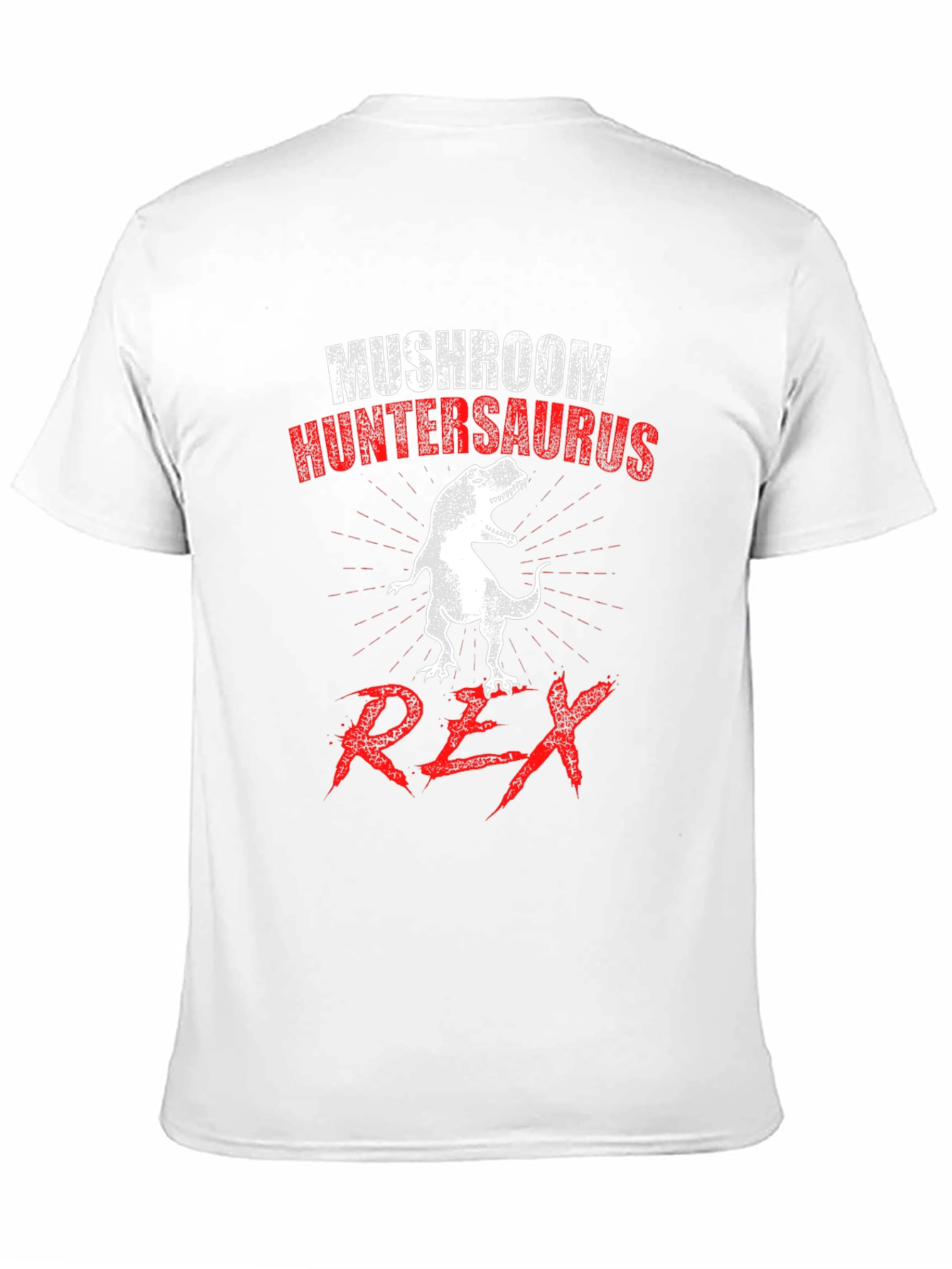 Mushroom Huntersaurus Rex T-Shirt