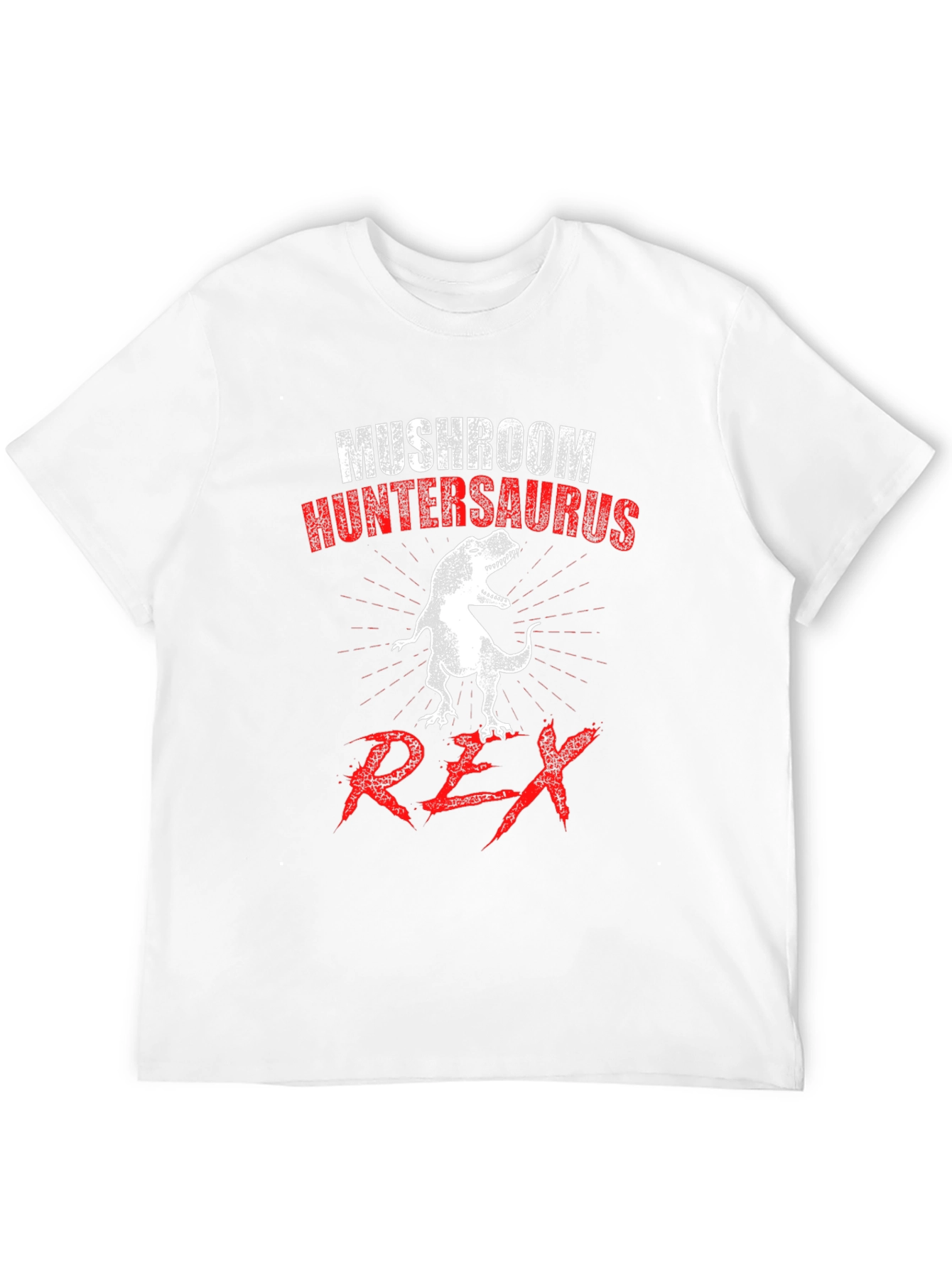 Mushroom Huntersaurus Rex T-Shirt