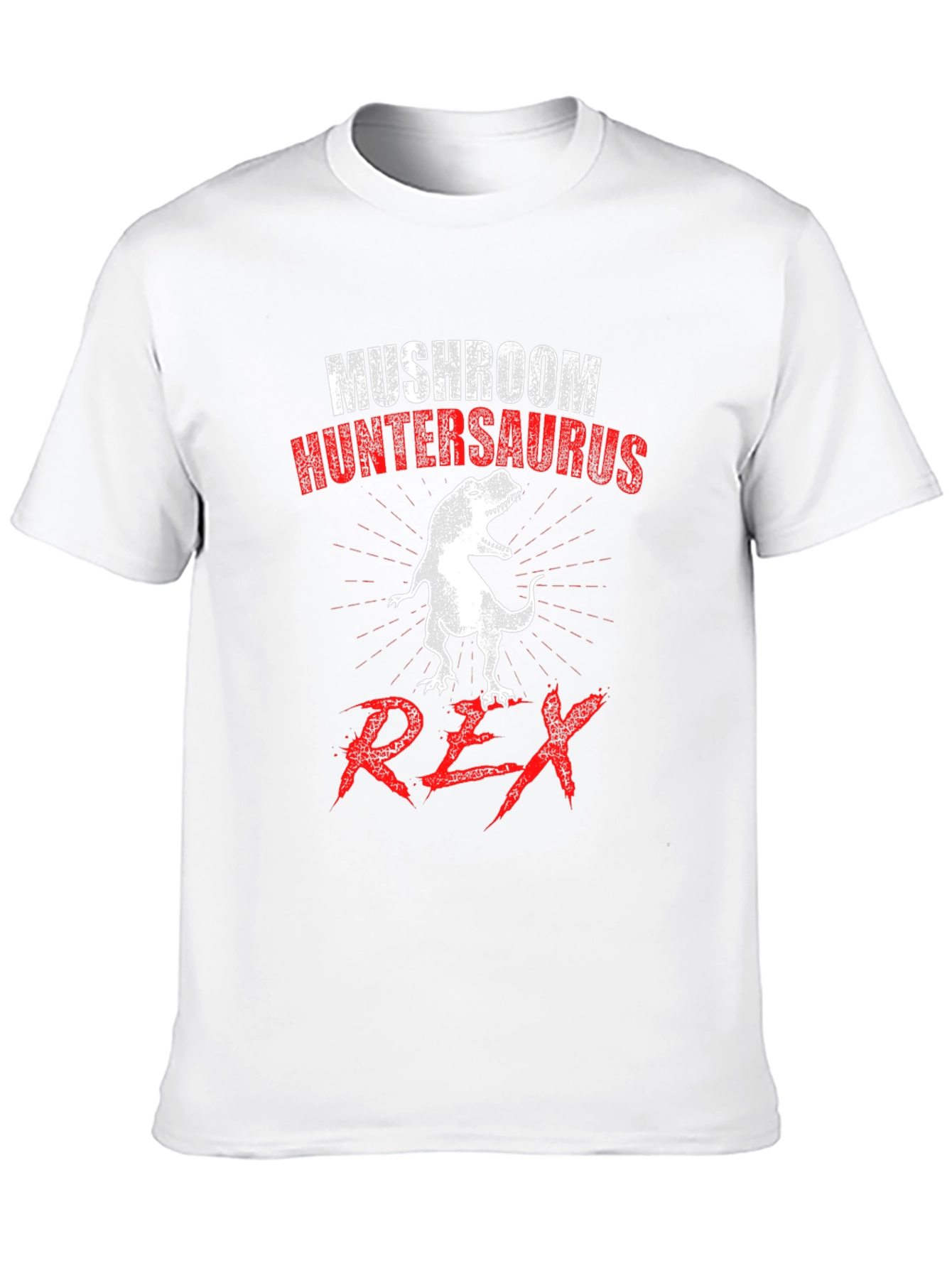 Mushroom Huntersaurus Rex T-Shirt
