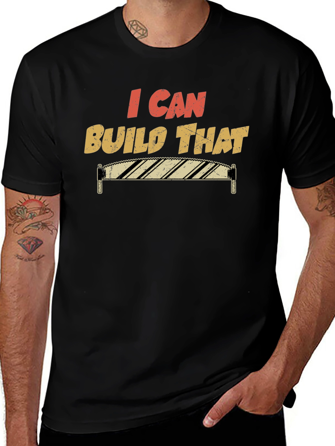 I Can Build That T-Shirt Funny Carpenter Tee