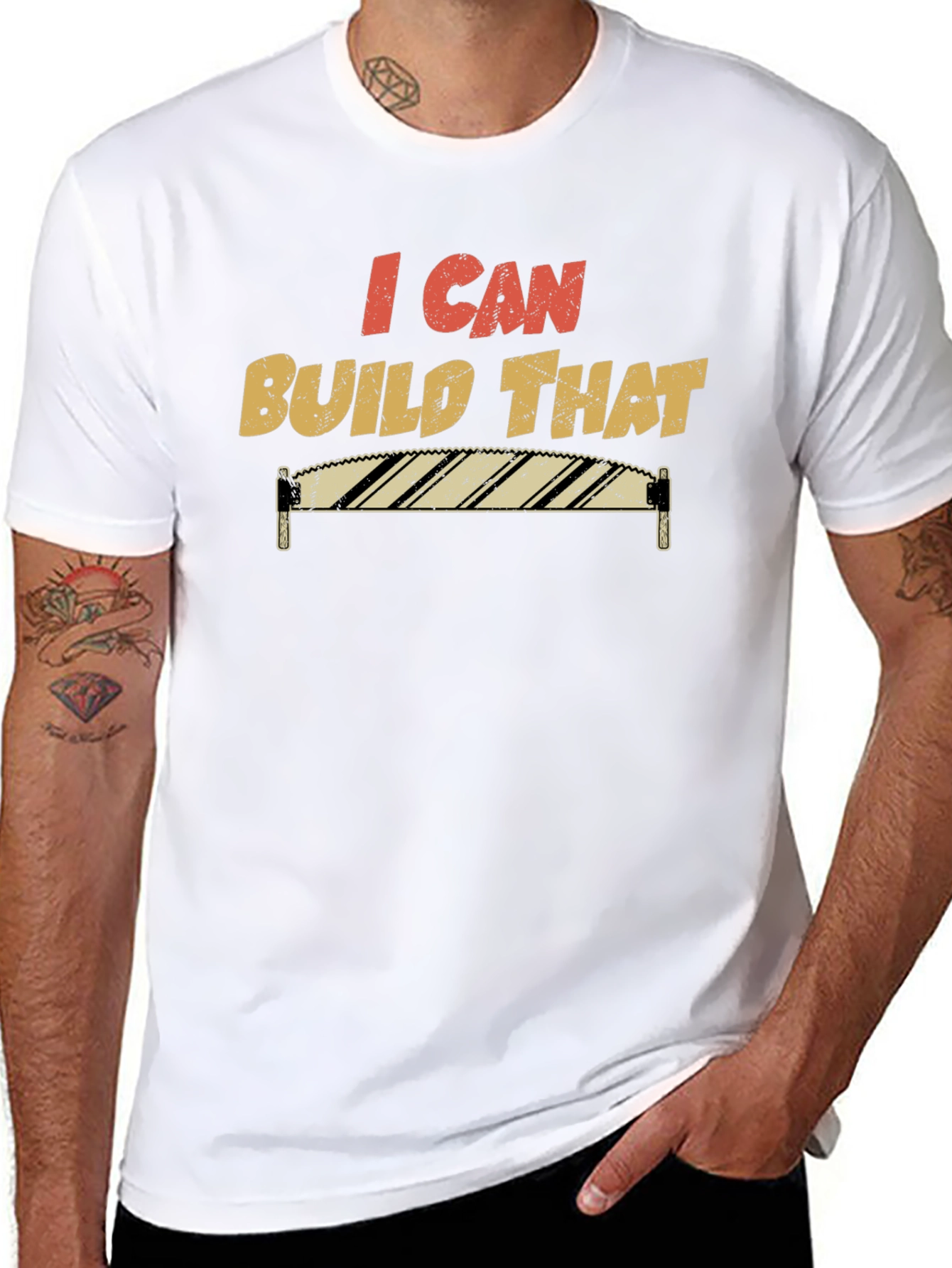 I Can Build That T-Shirt Funny Carpenter Tee