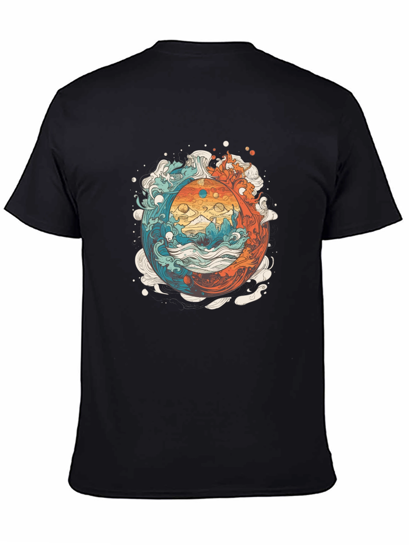 Yin Yang Fire and Water T-Shirt