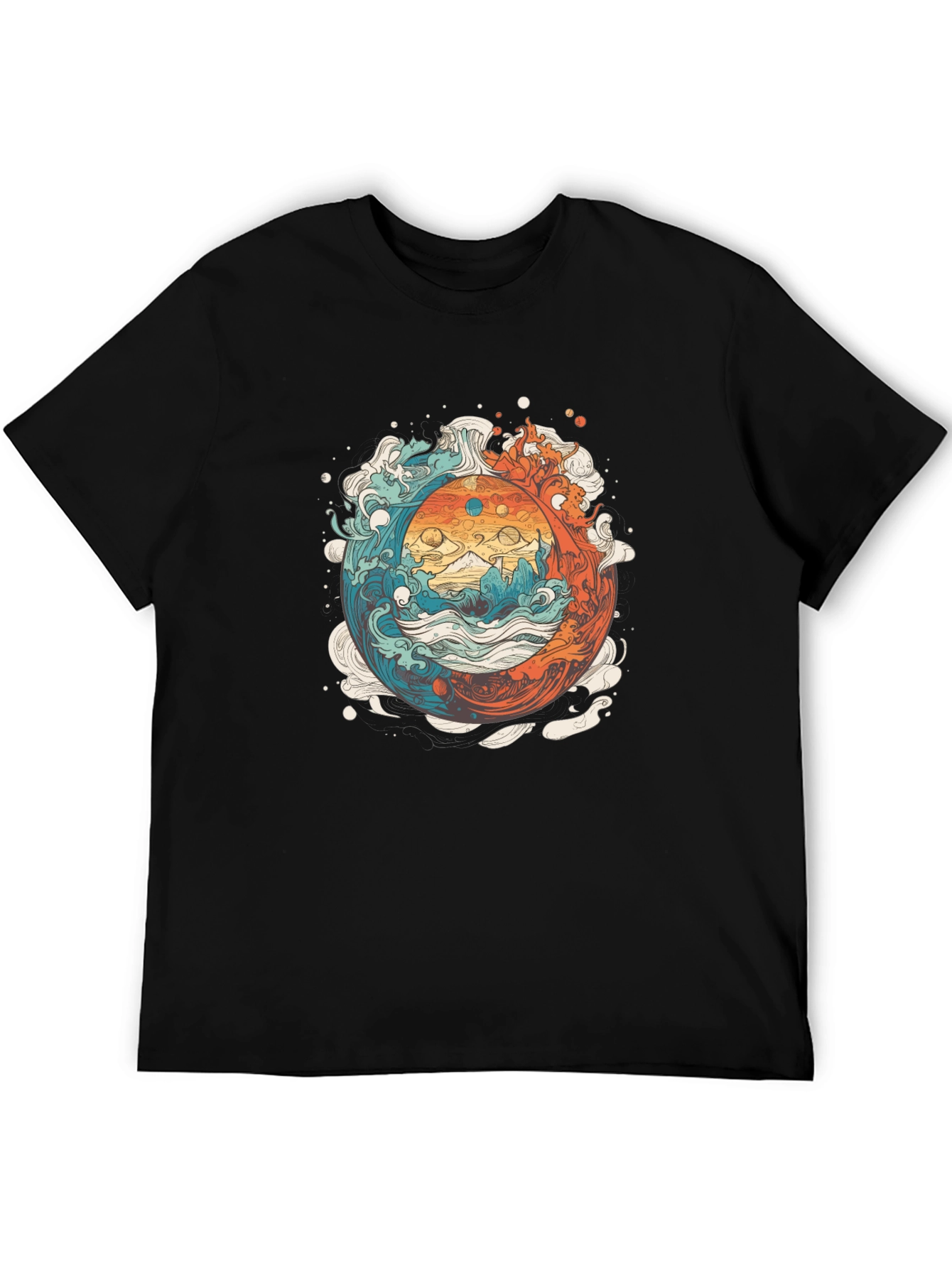Yin Yang Fire and Water T-Shirt