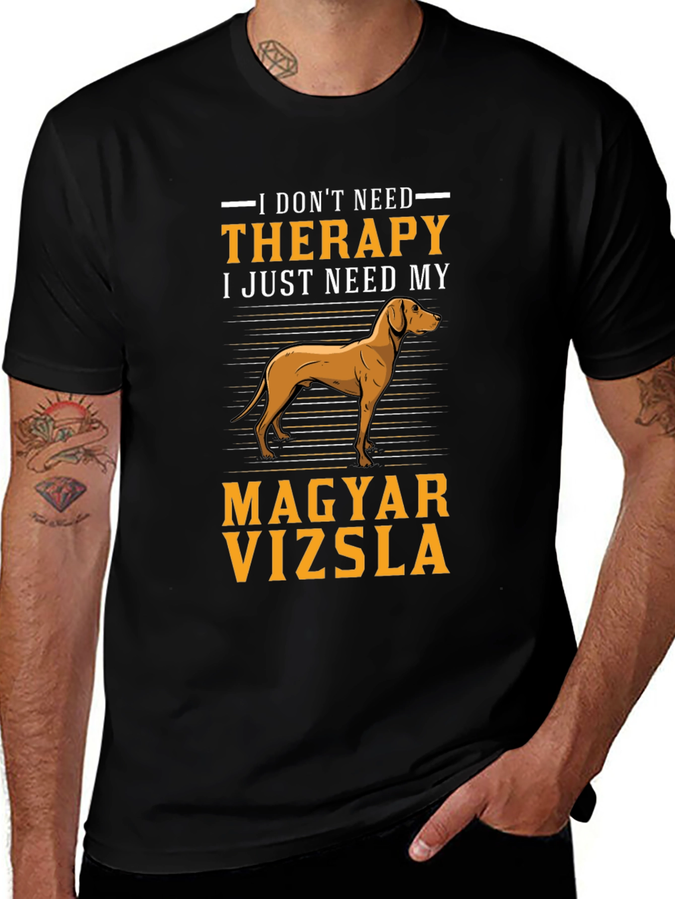 Magyar Vizsla Dog T-Shirt - Therapy Humor Tee