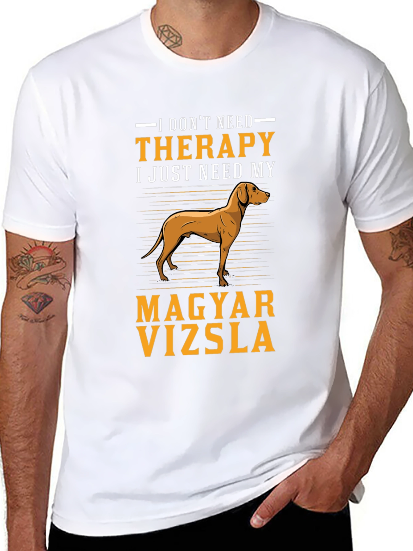 Magyar Vizsla Dog T-Shirt - Therapy Humor Tee