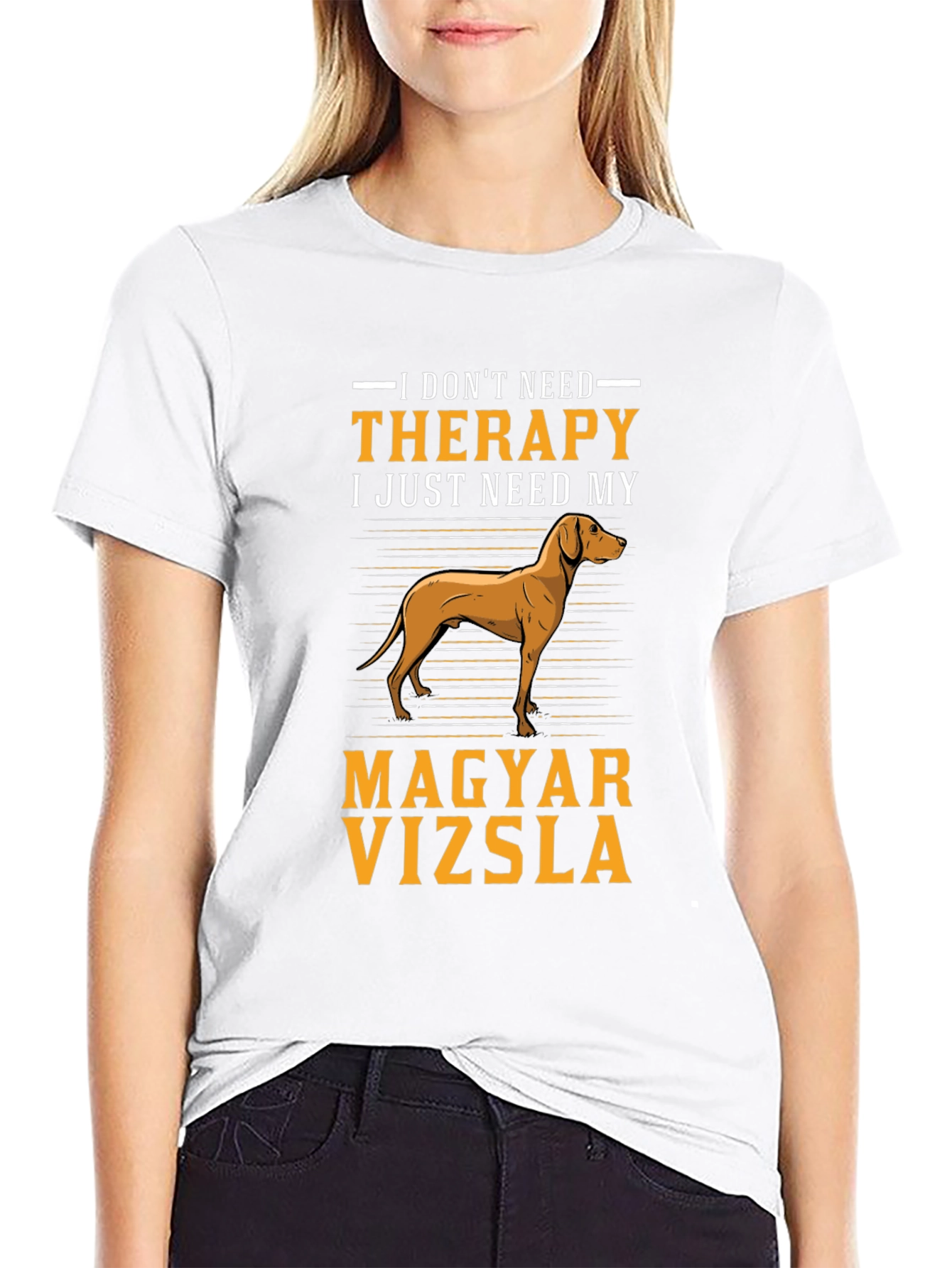 Magyar Vizsla Dog T-Shirt - Therapy Humor Tee