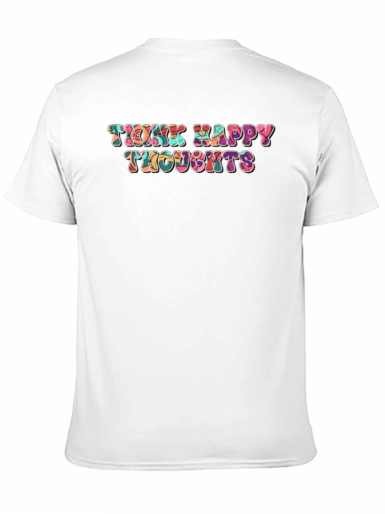 Think Happy Thoughts Retro T-Shirt