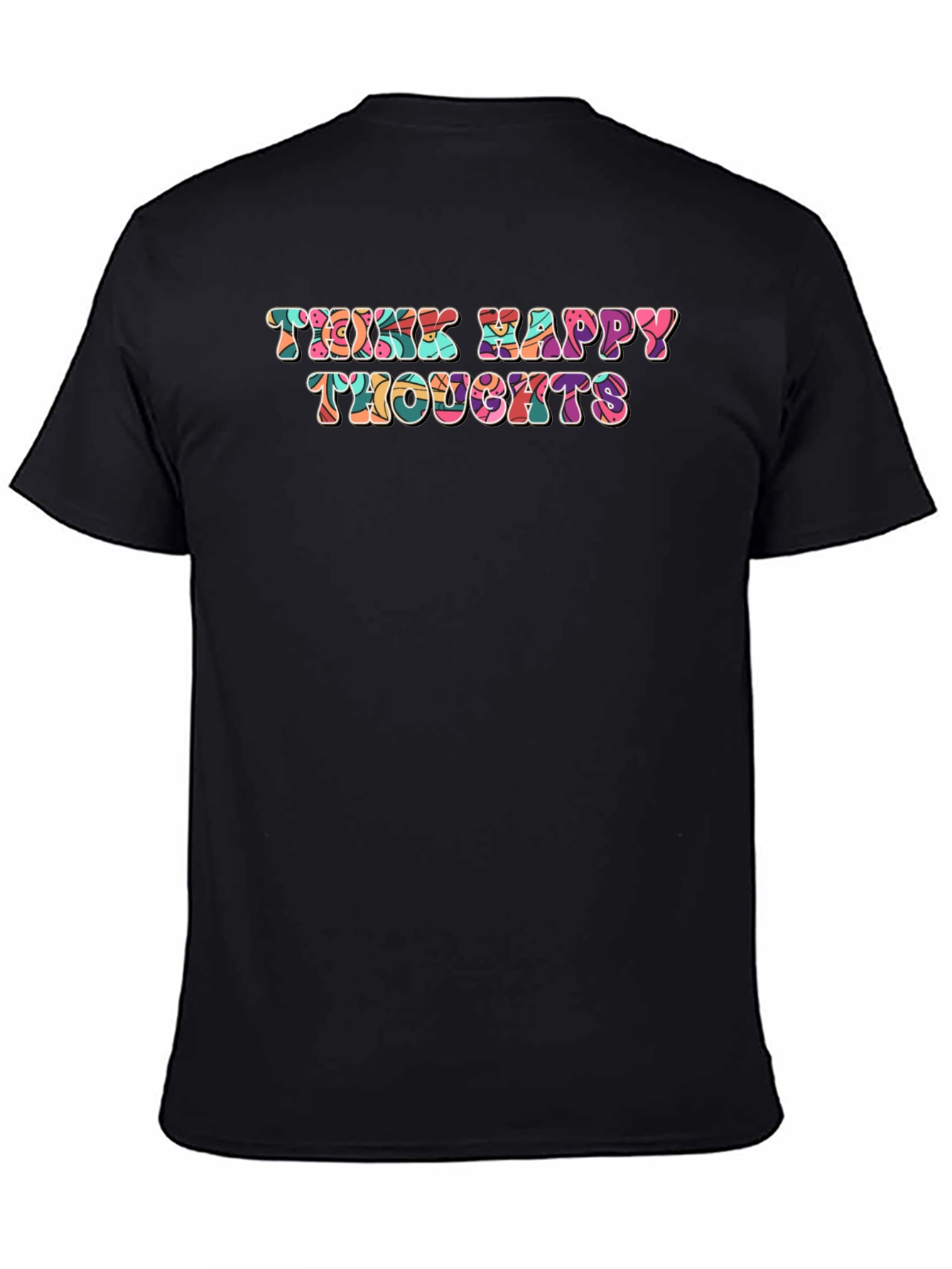 Think Happy Thoughts Retro T-Shirt