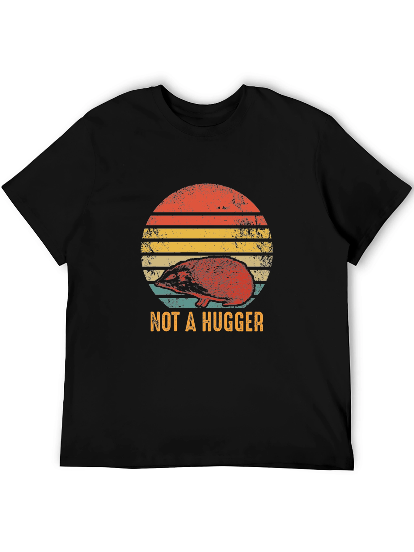 Not A Hugger Hedgehog Graphic Tee