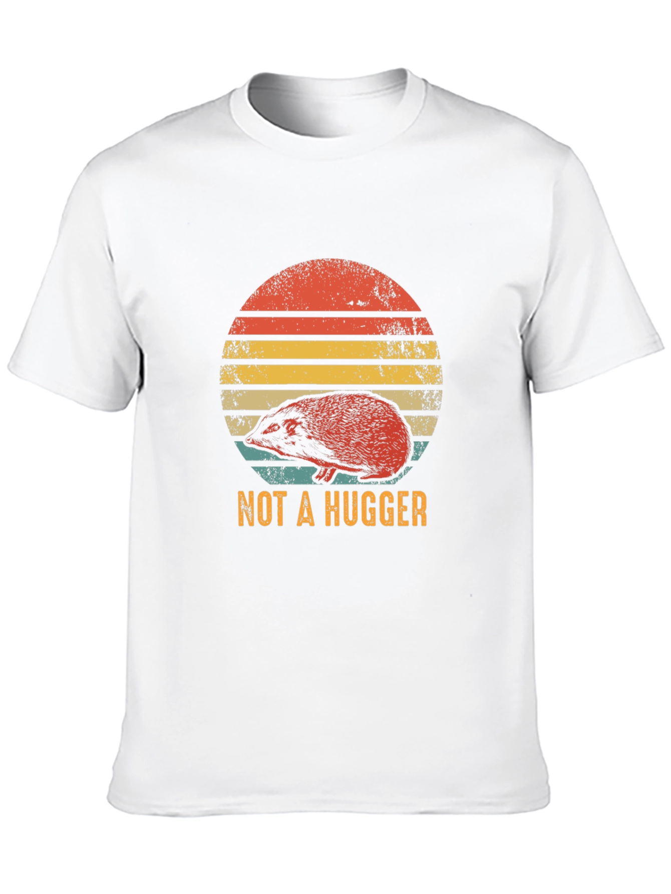 Not A Hugger Hedgehog Graphic Tee
