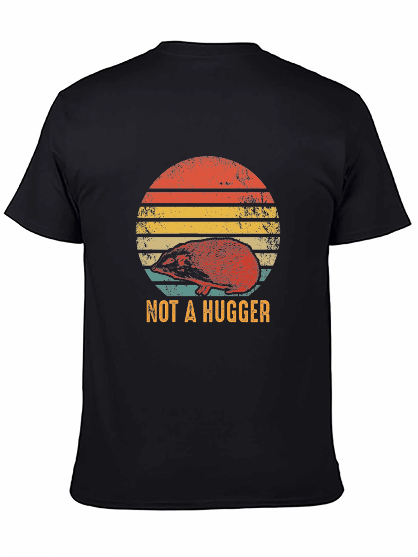 Not A Hugger Hedgehog Graphic Tee