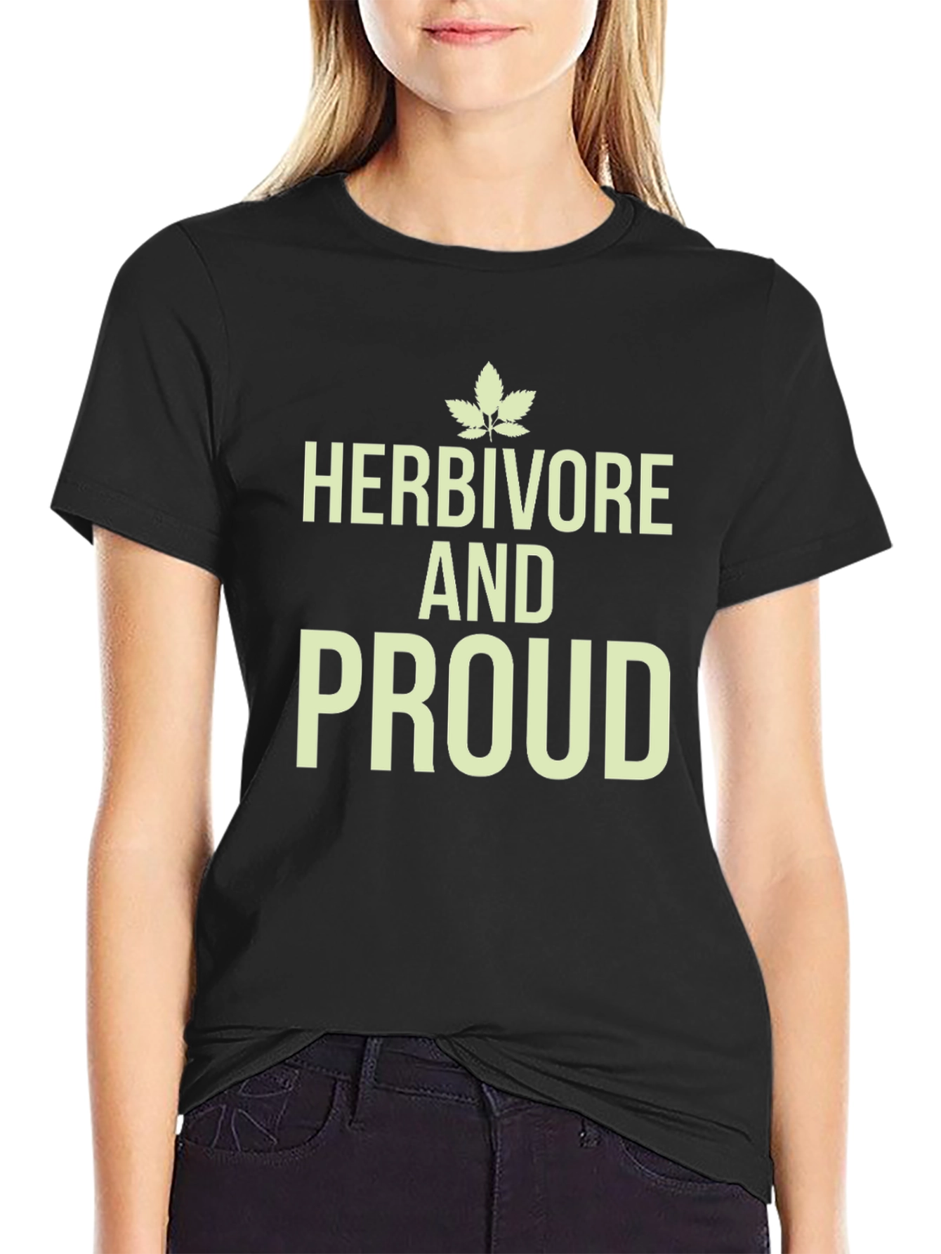 Herbivore and Proud Black T-Shirt