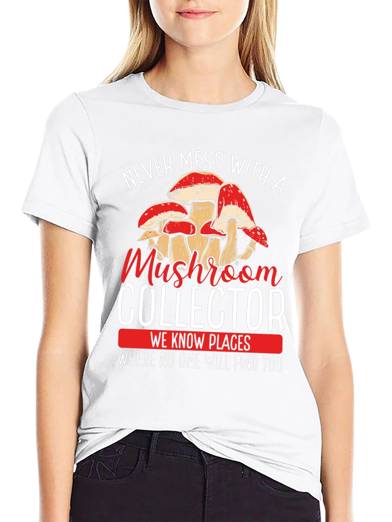 Mushroom Collector Graphic T-Shirt
