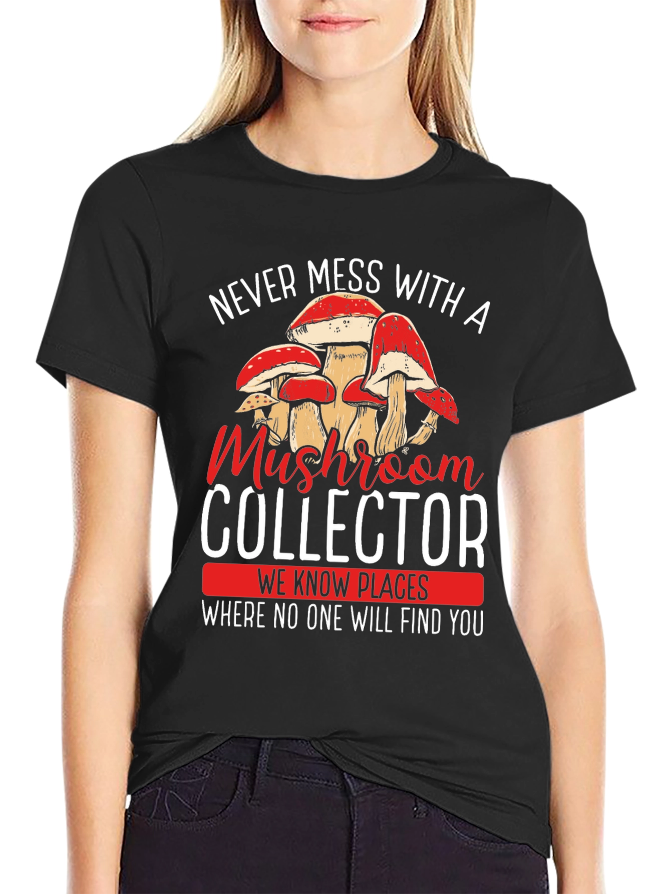 Mushroom Collector Graphic T-Shirt