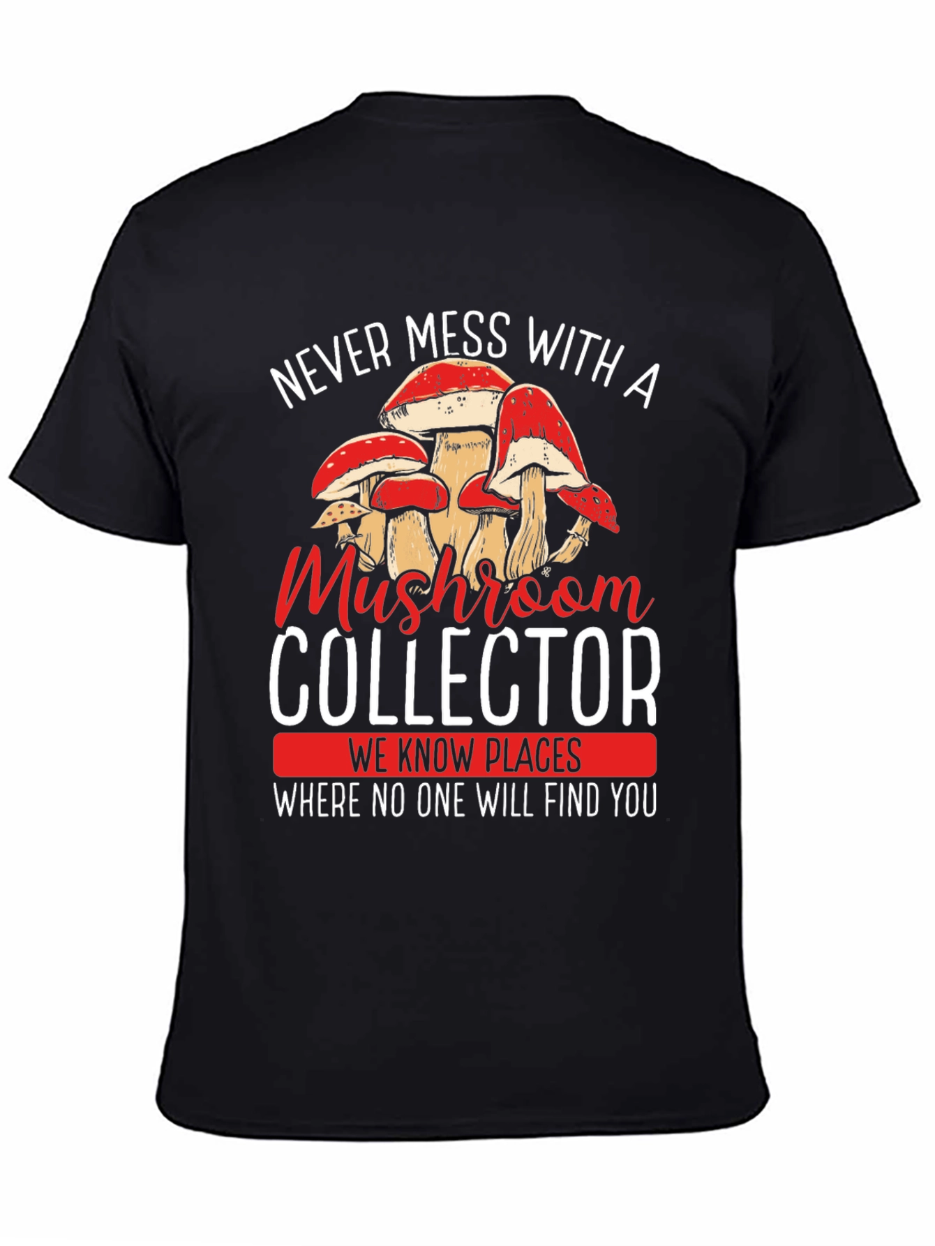 Mushroom Collector Graphic T-Shirt