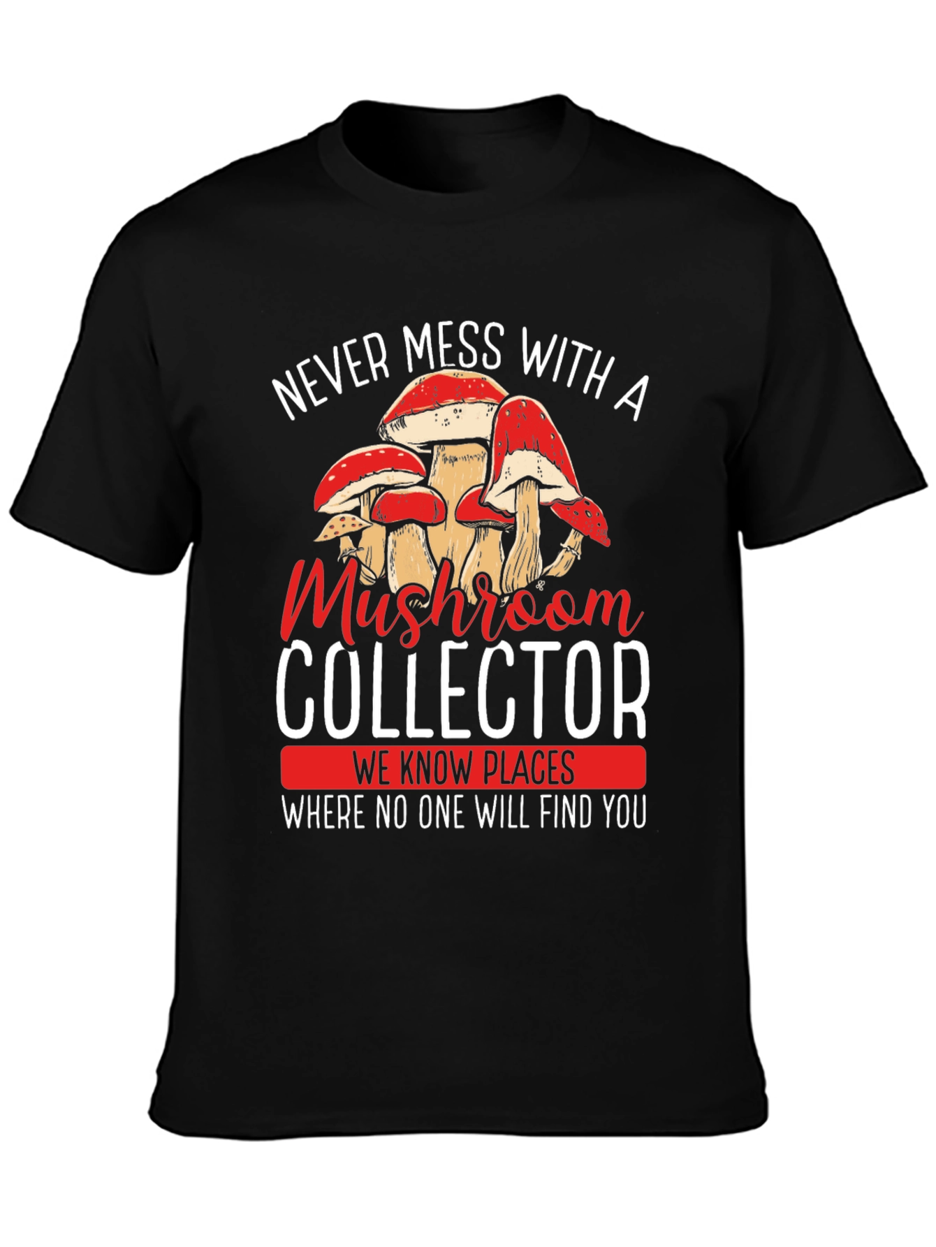 Mushroom Collector Graphic T-Shirt