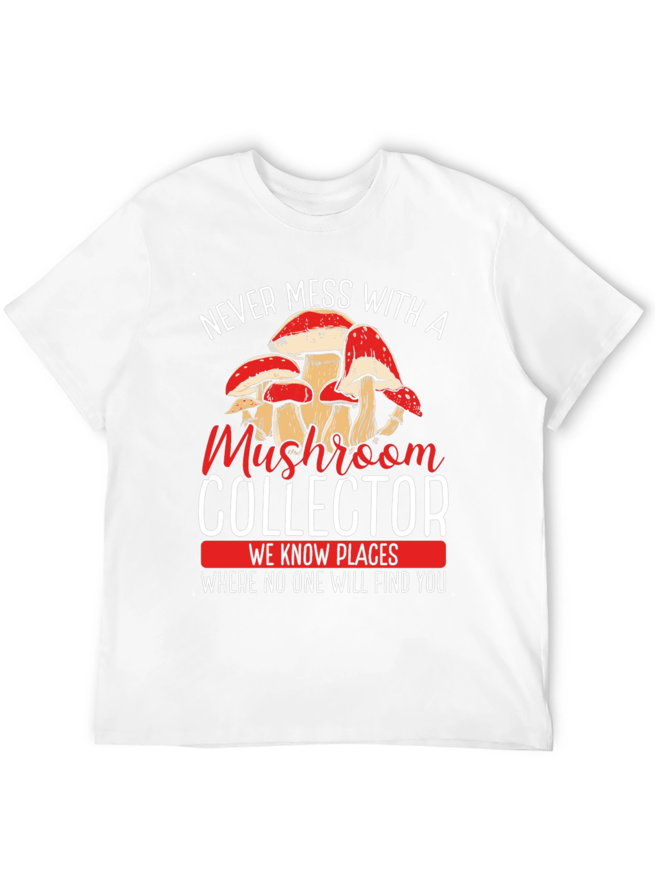 Mushroom Collector Graphic T-Shirt