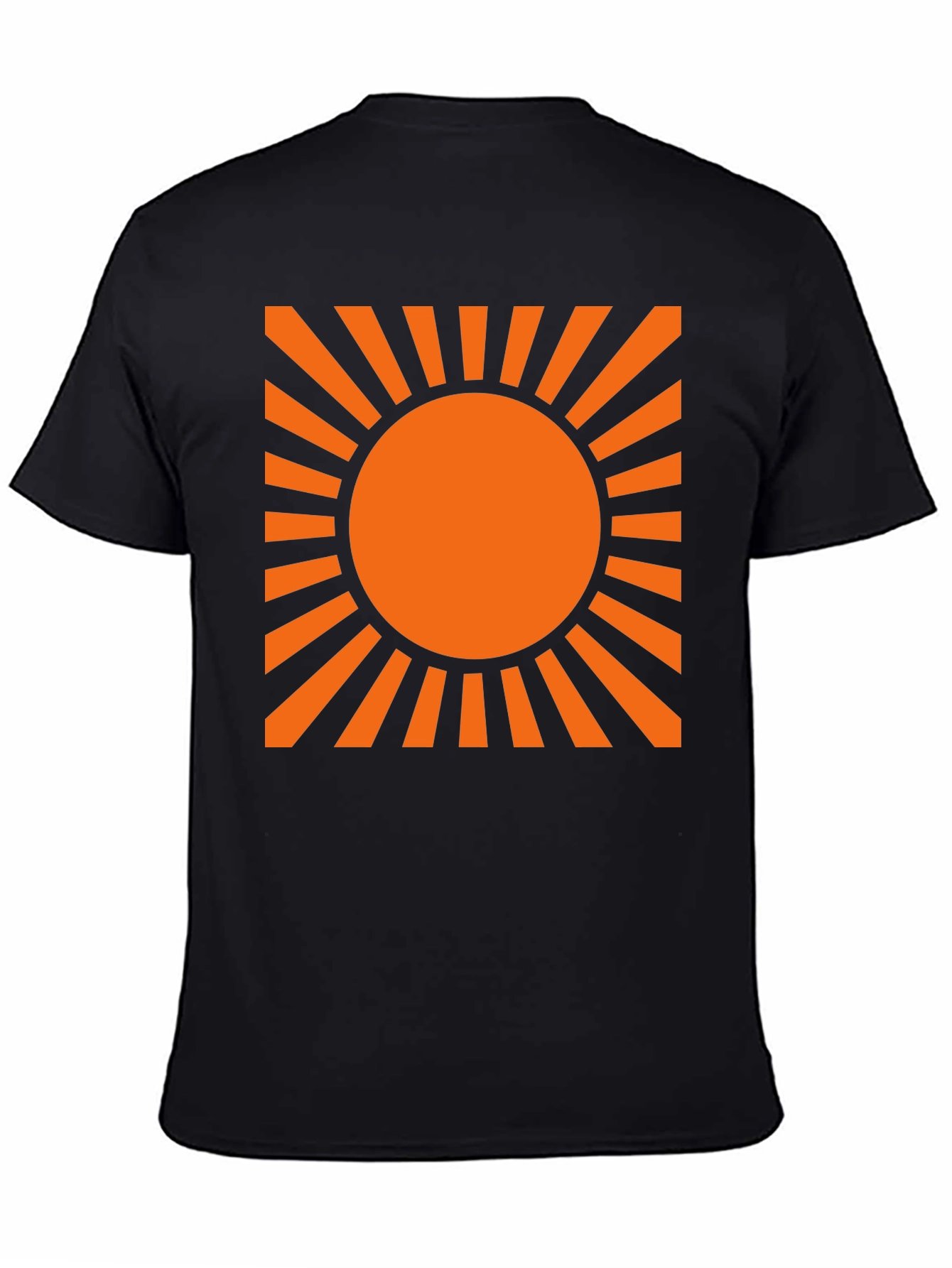 Rising Sun Graphic Tee - Black Cotton Blend