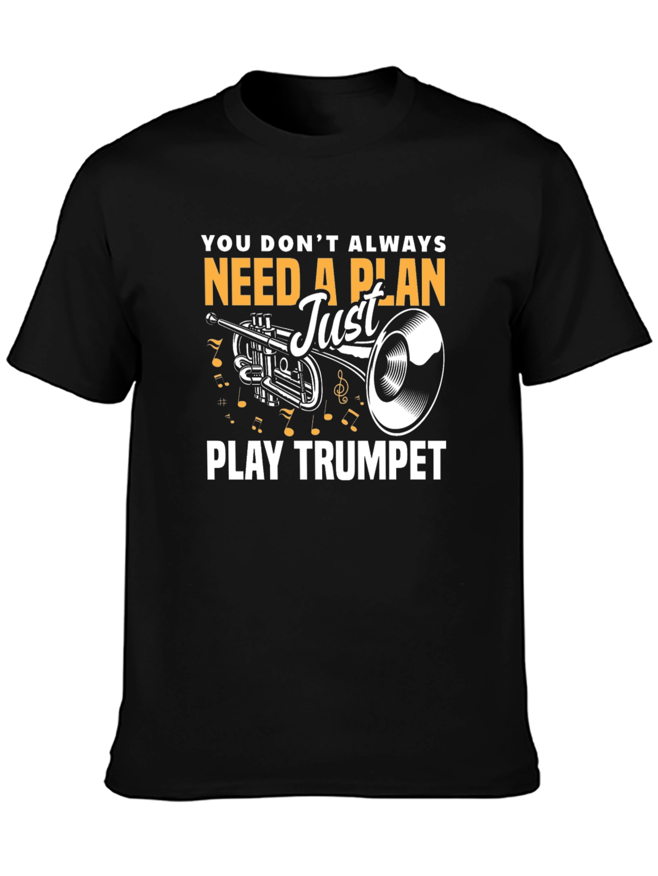 Play Trumpet Graphic T-Shirt - Music Lover Tee