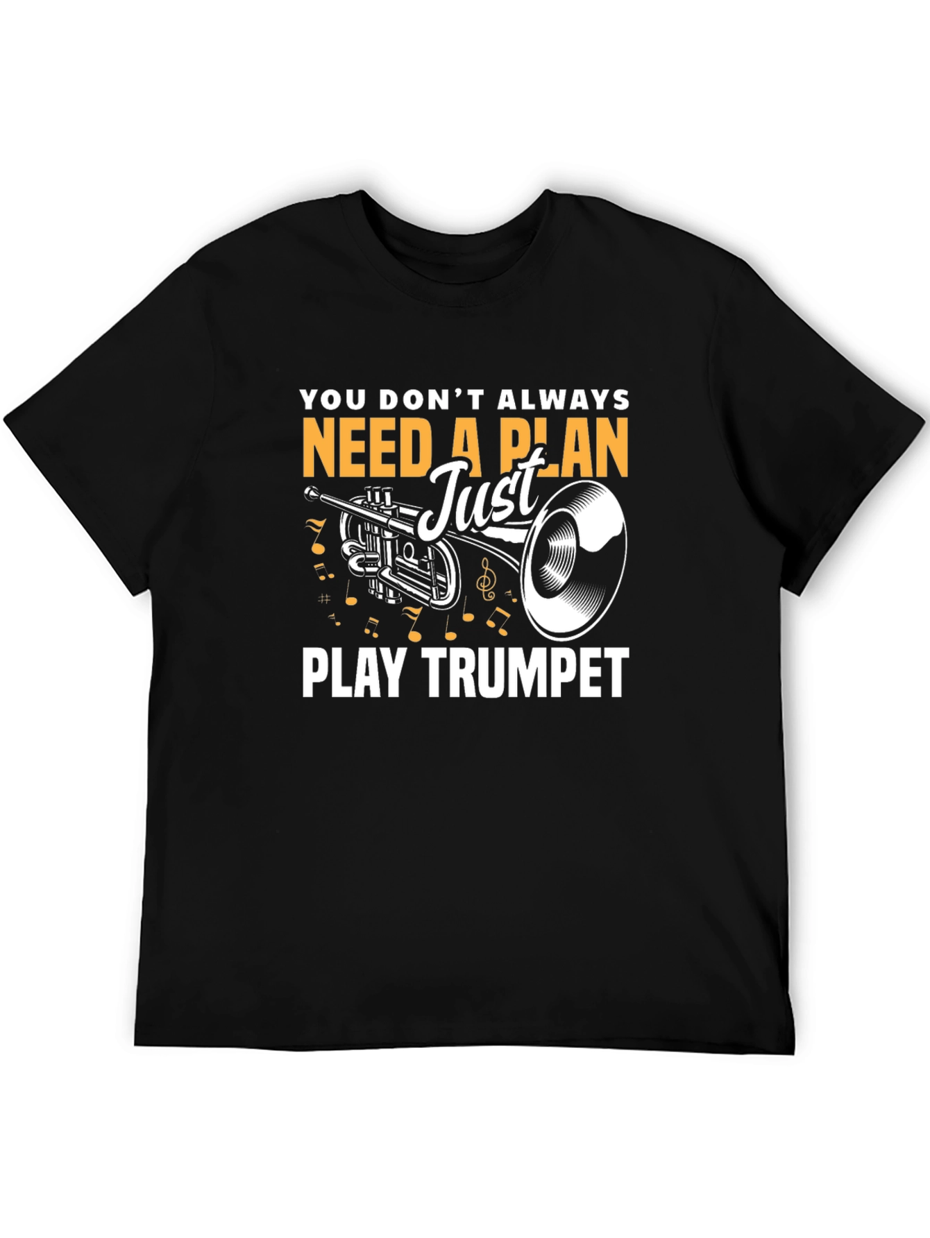 Play Trumpet Graphic T-Shirt - Music Lover Tee
