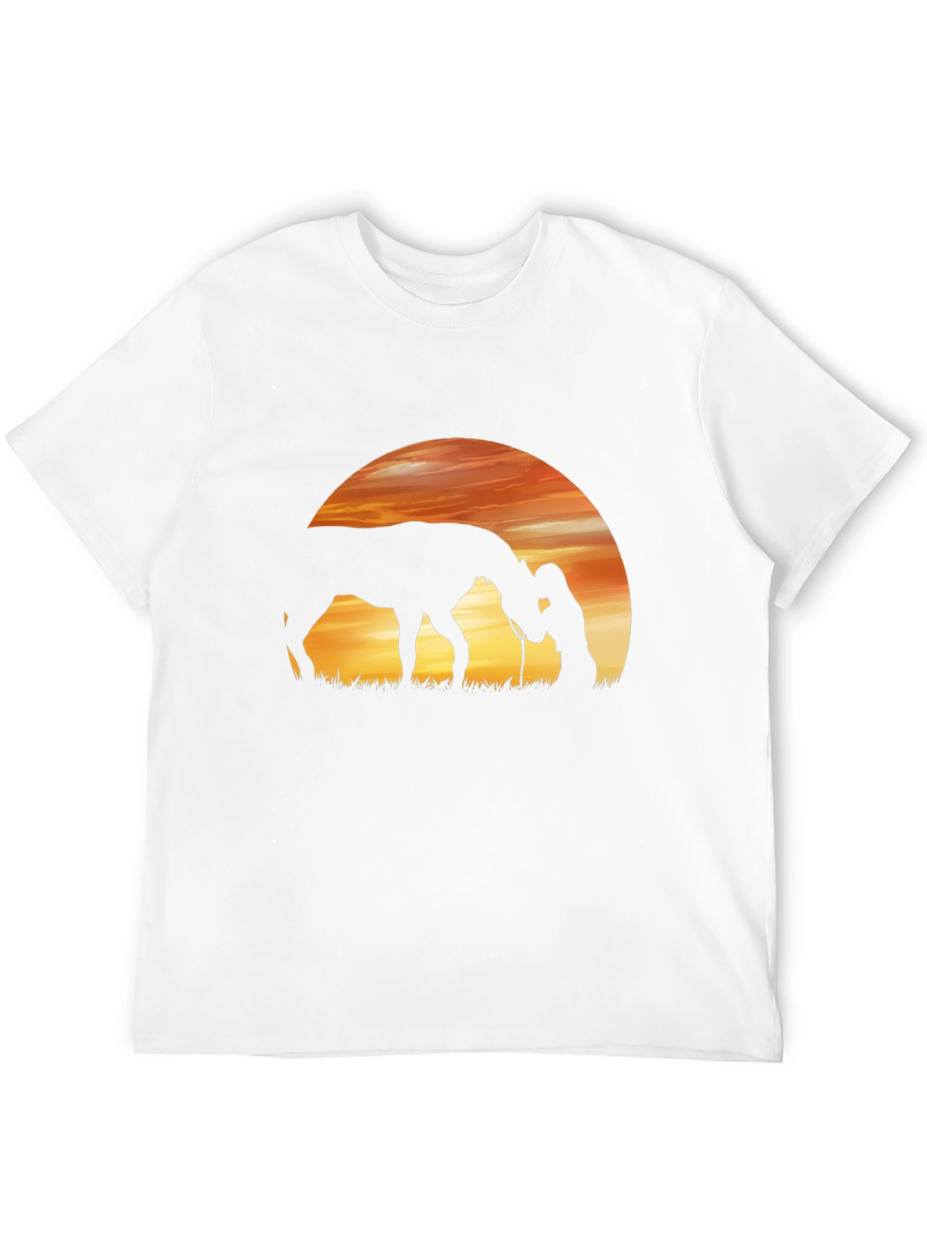 Sunset Horse & Woman Graphic Tee