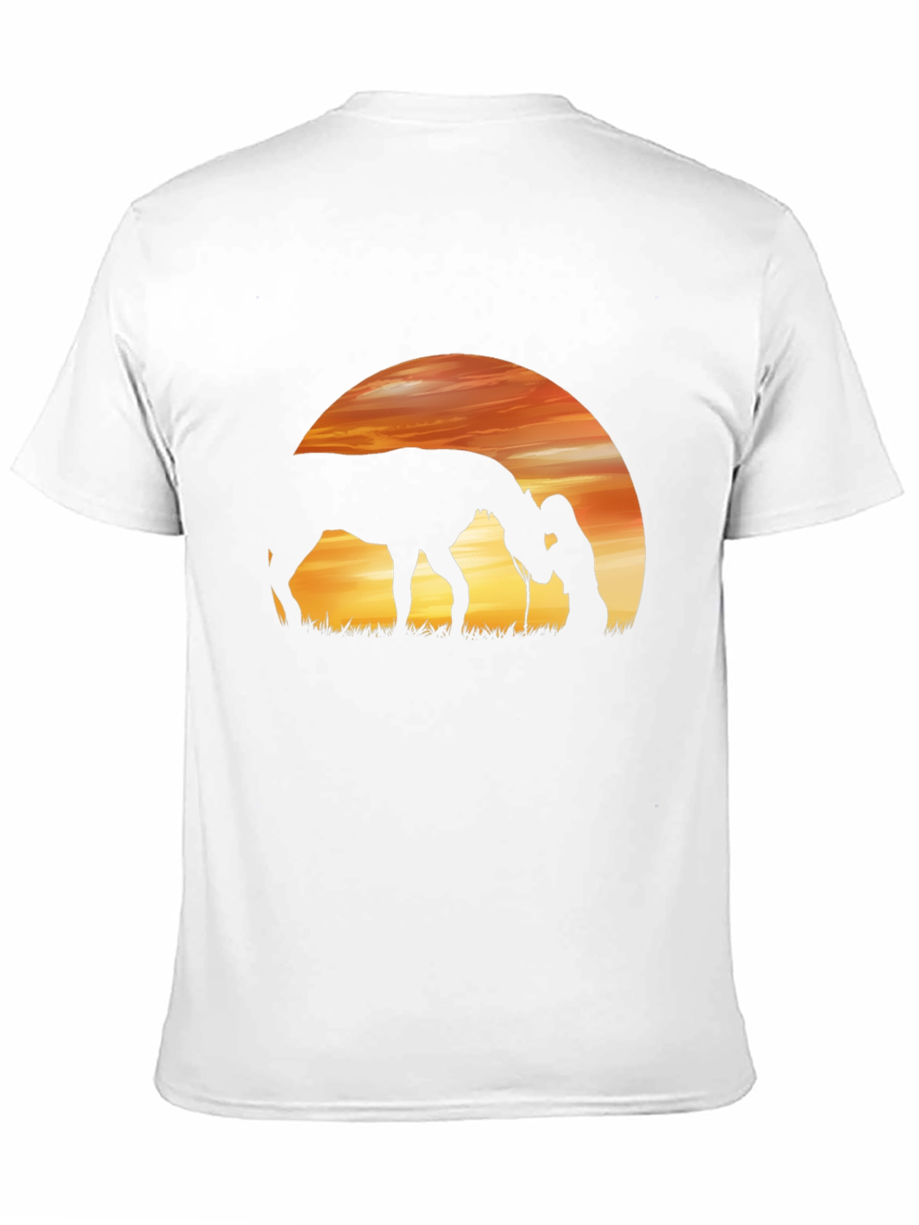 Sunset Horse & Woman Graphic Tee