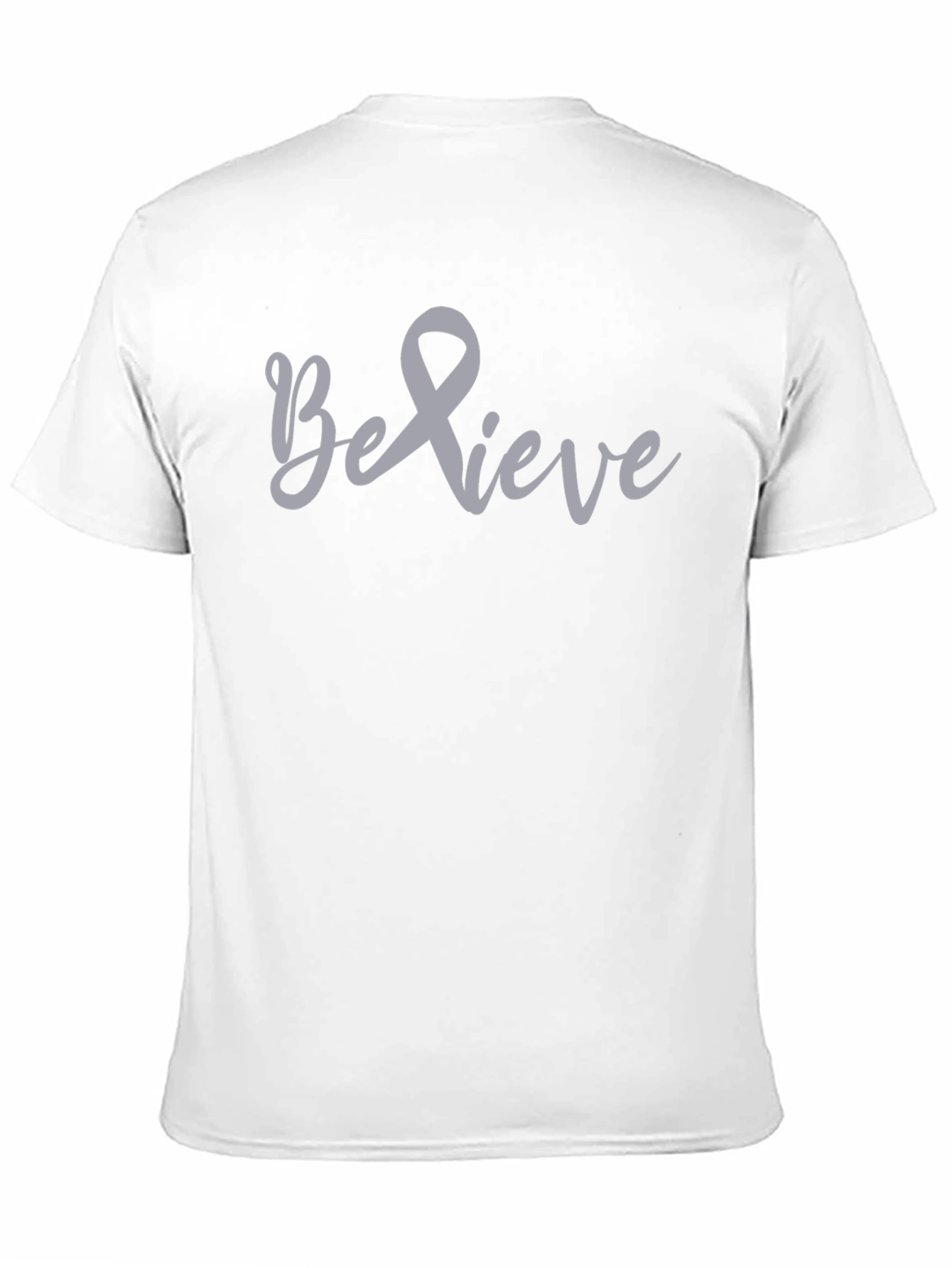 Believe Awareness Ribbon Graphic T-Shirt