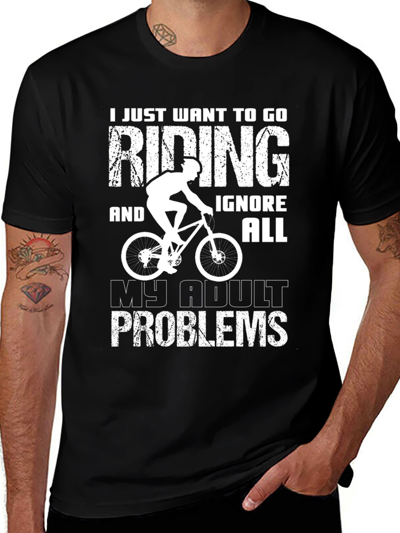 Riding T-Shirt: Ignore Adult Problems