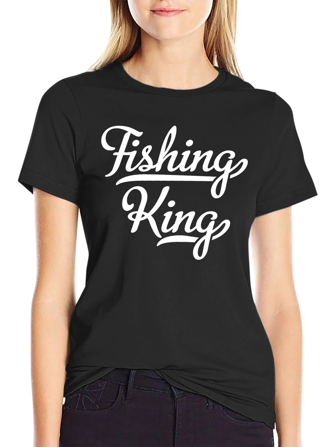 Fishing King Graphic Tee - Stylish Angler Apparel