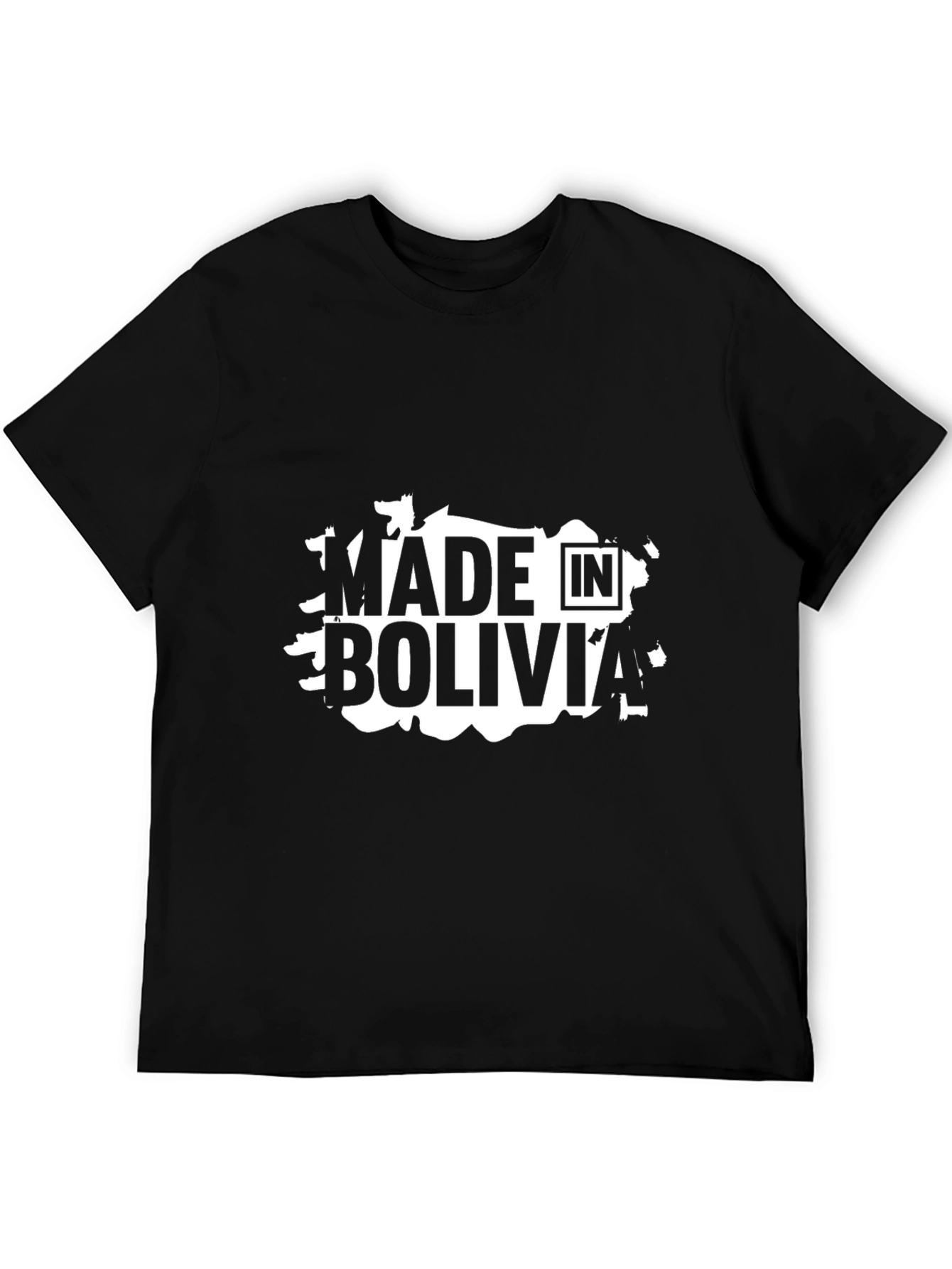 Made in Bolivia Graphic T-Shirt - Unisex Black Tee