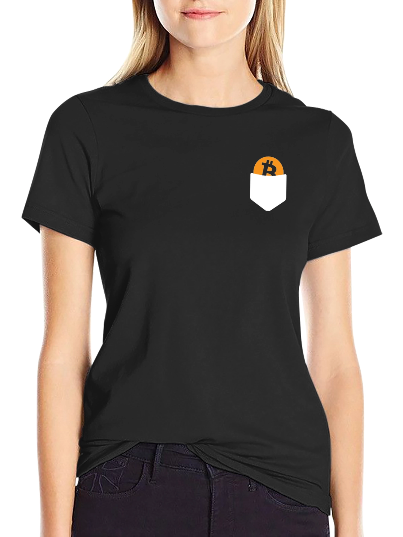 Bitcoin Pocket T-Shirt - Crypto Currency Tee